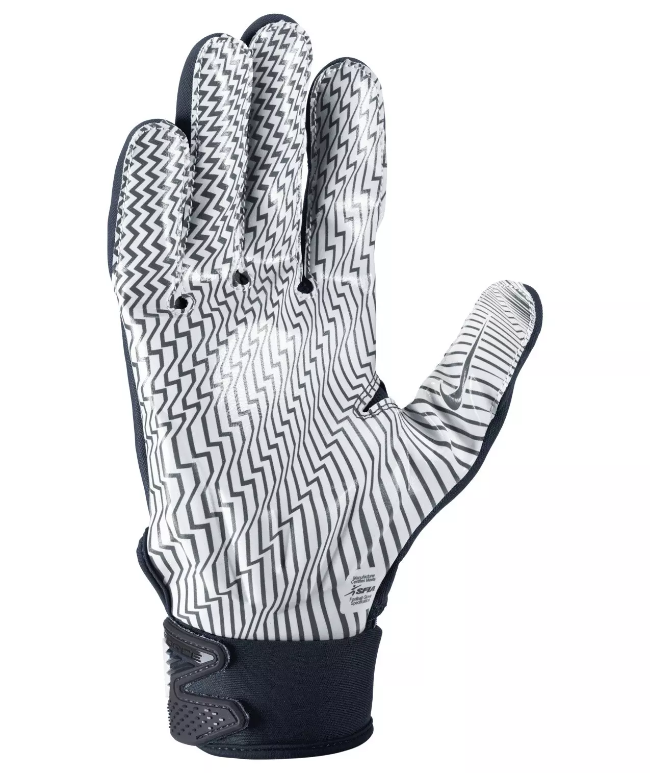 Nike Men's D-Tack Football Gloves - Navy/White - NAVY/WHITE