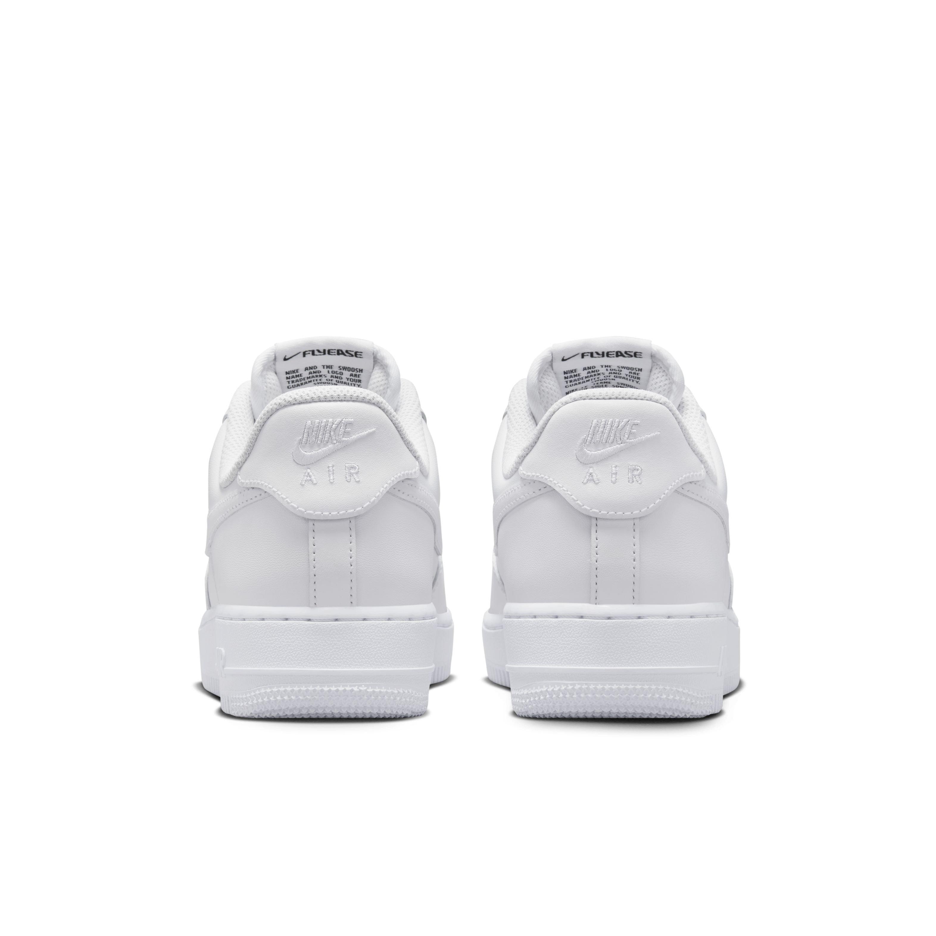 Nike Air Force 1 '07 FlyEase "White/White/White" Women's Shoe - WHITE/WHITE/WHITE Thumbnail View 5