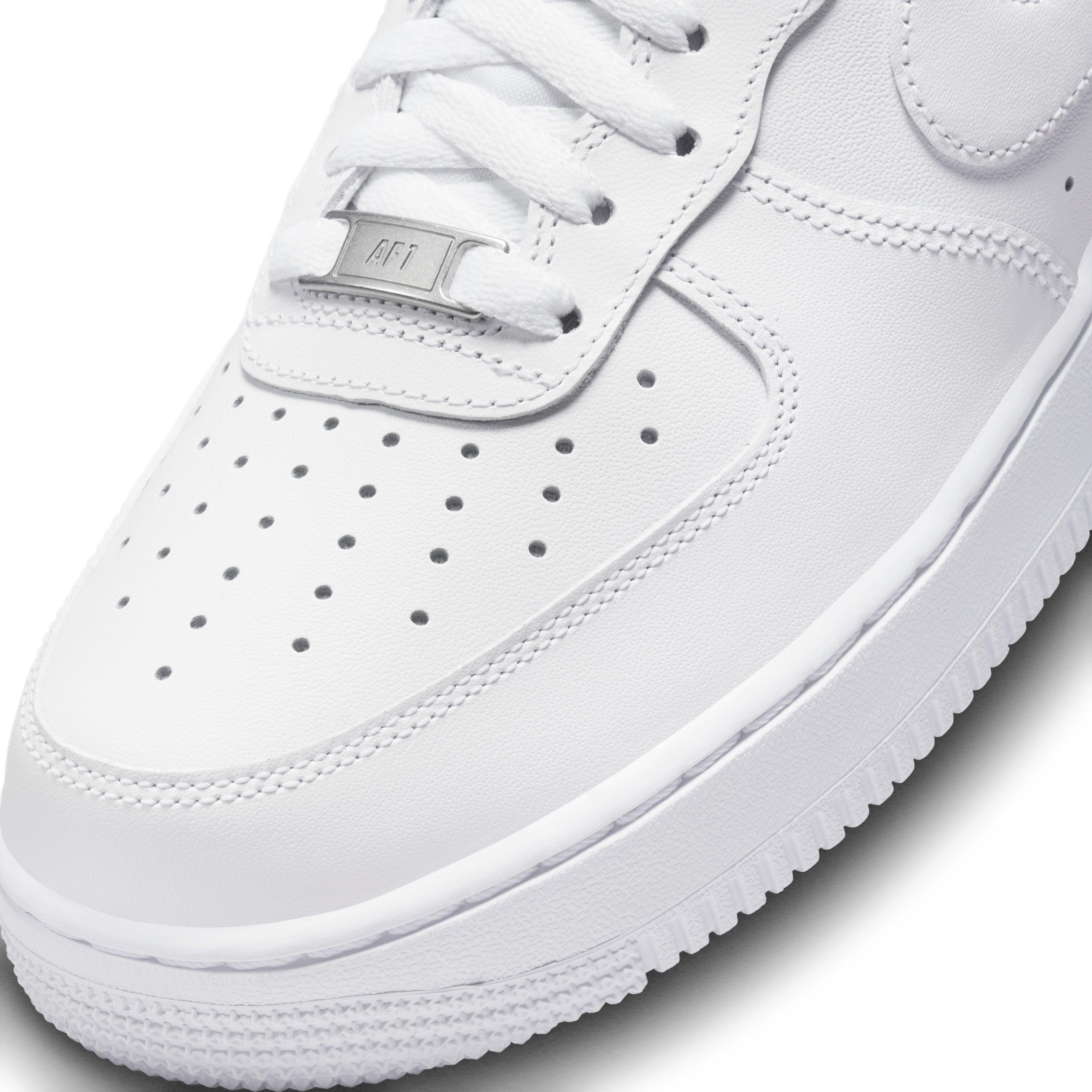 Nike Air Force 1 '07 FlyEase "White/White/White" Women's Shoe - WHITE/WHITE/WHITE Thumbnail View 7