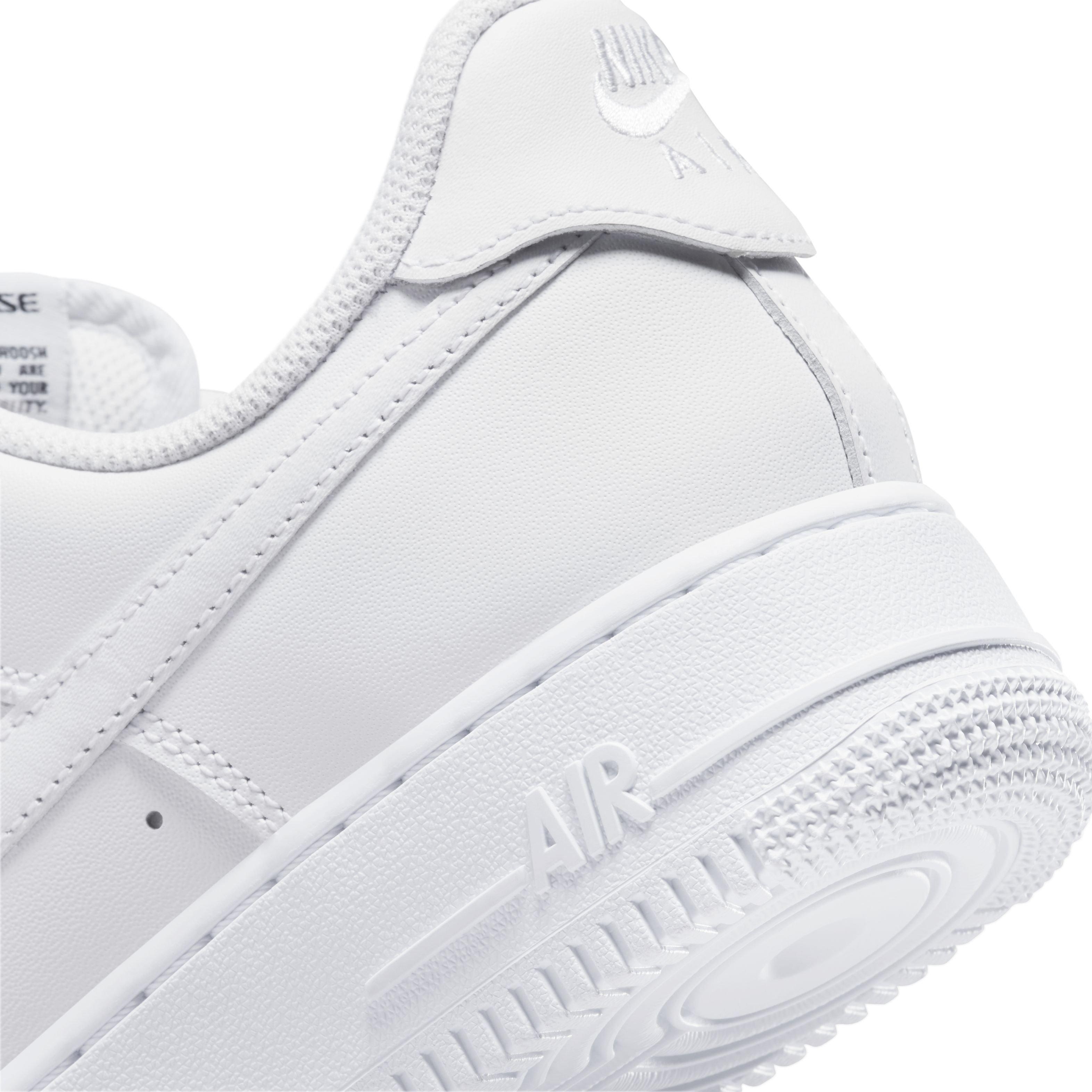 Nike Air Force 1 '07 FlyEase "White/White/White" Women's Shoe - WHITE/WHITE/WHITE Thumbnail View 8