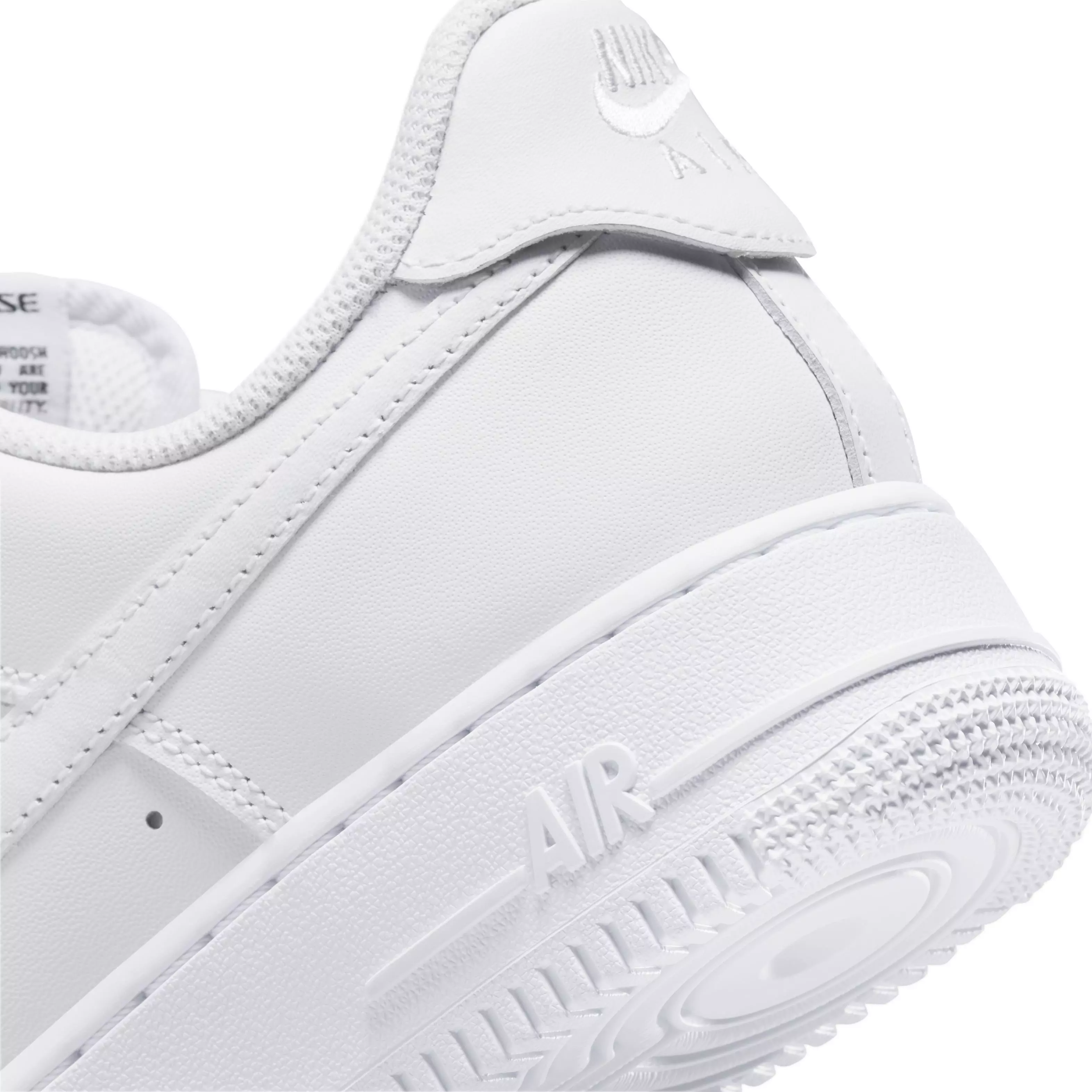 Nike Air Force 1 '07 FlyEase "White/White/White" Women's Shoe - WHITE/WHITE/WHITE