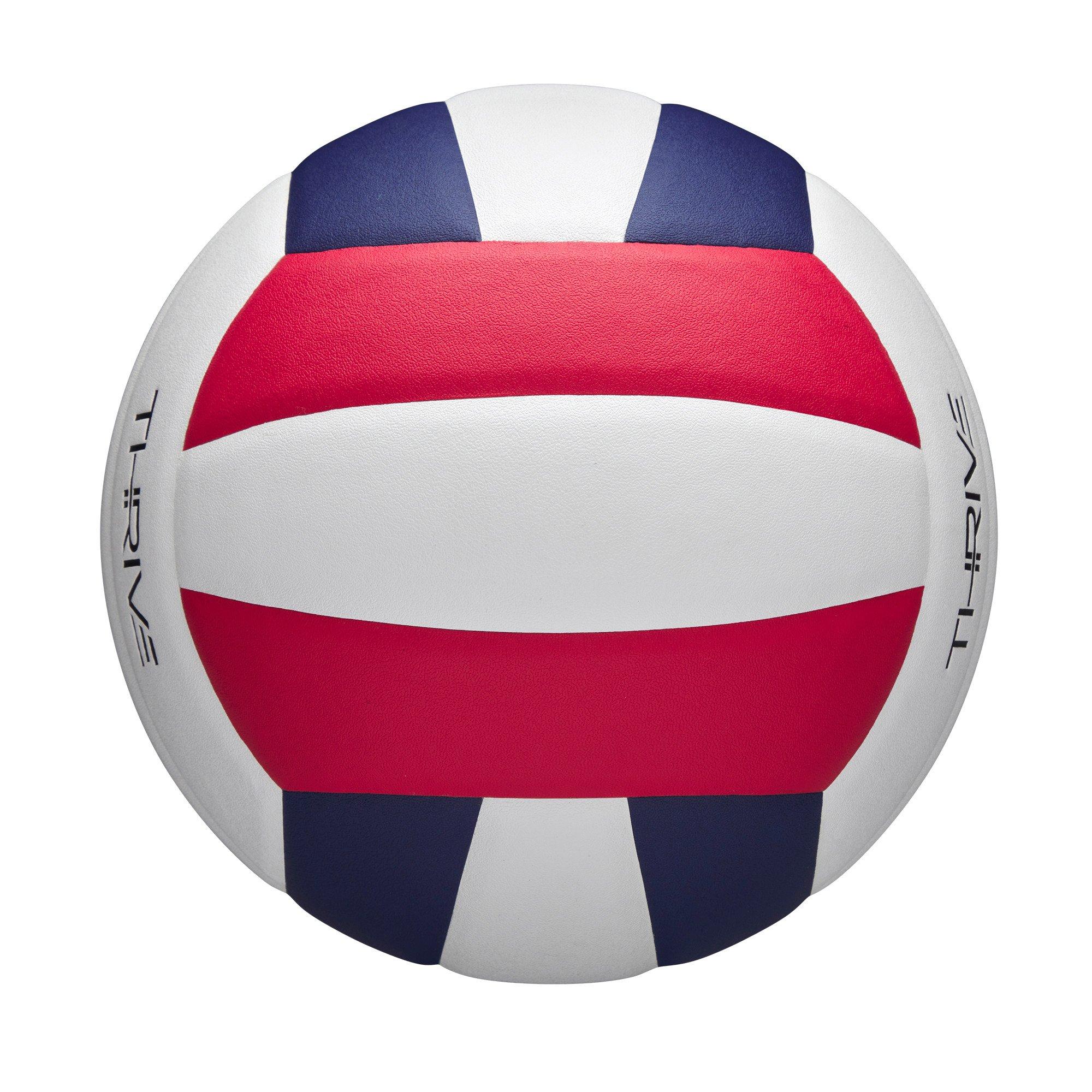 Wilson Thrive Game Volleyball-Red/White/Navy