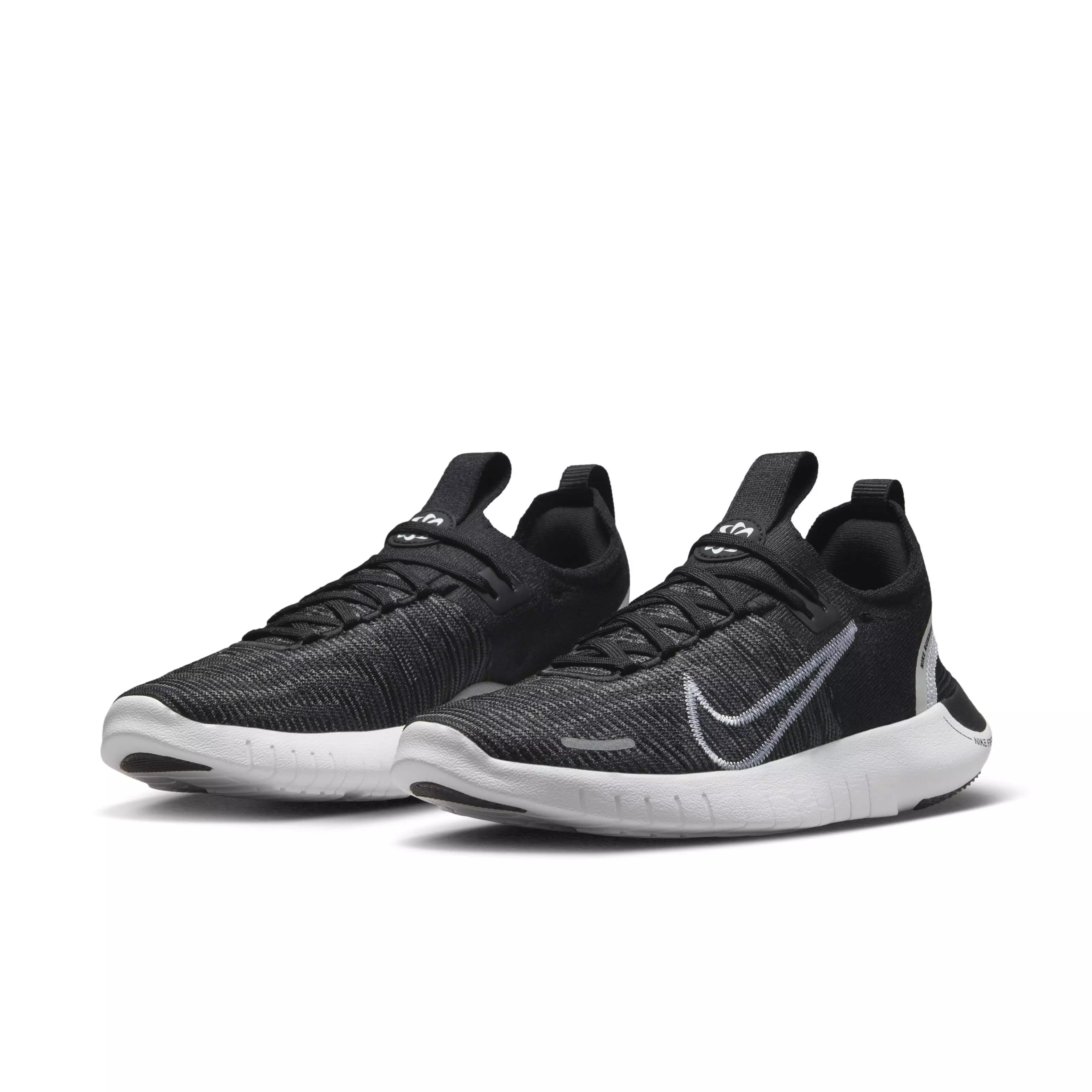 Nike Free RN NN "Black/White/Anthracite" Women's Running Shoe - BLACK/WHITE/ANTHRACITE