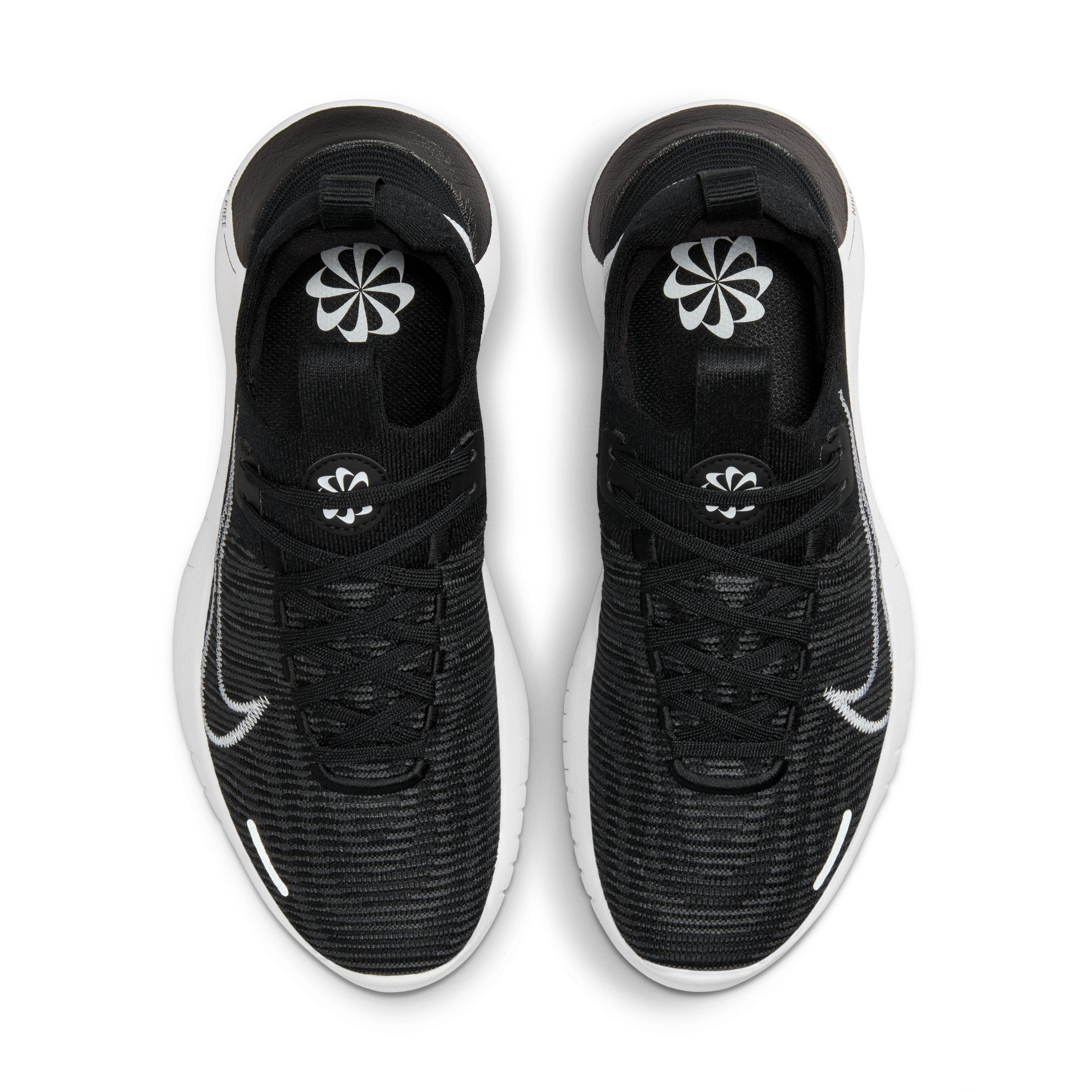 Nike Free RN NN "Black/White/Anthracite" Women's Running Shoe - BLACK/WHITE/ANTHRACITE Thumbnail View 3