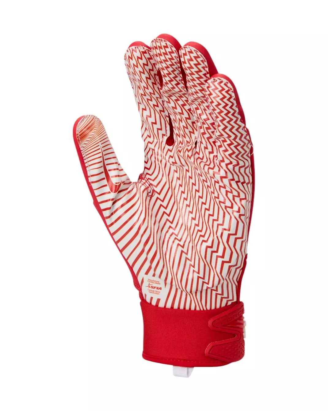 Nike Men's D-Tack Football Gloves - Red/White - RED/WHITE