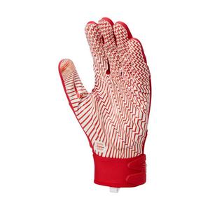 Nike Men's D-Tack Football Gloves - Red/White - RED/WHITE