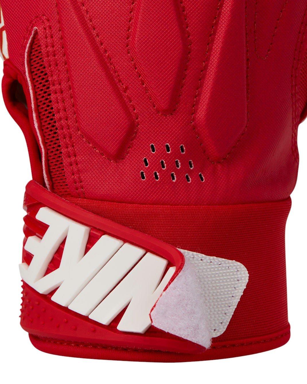 Nike Men's D-Tack Football Gloves - Red/White - RED/WHITE