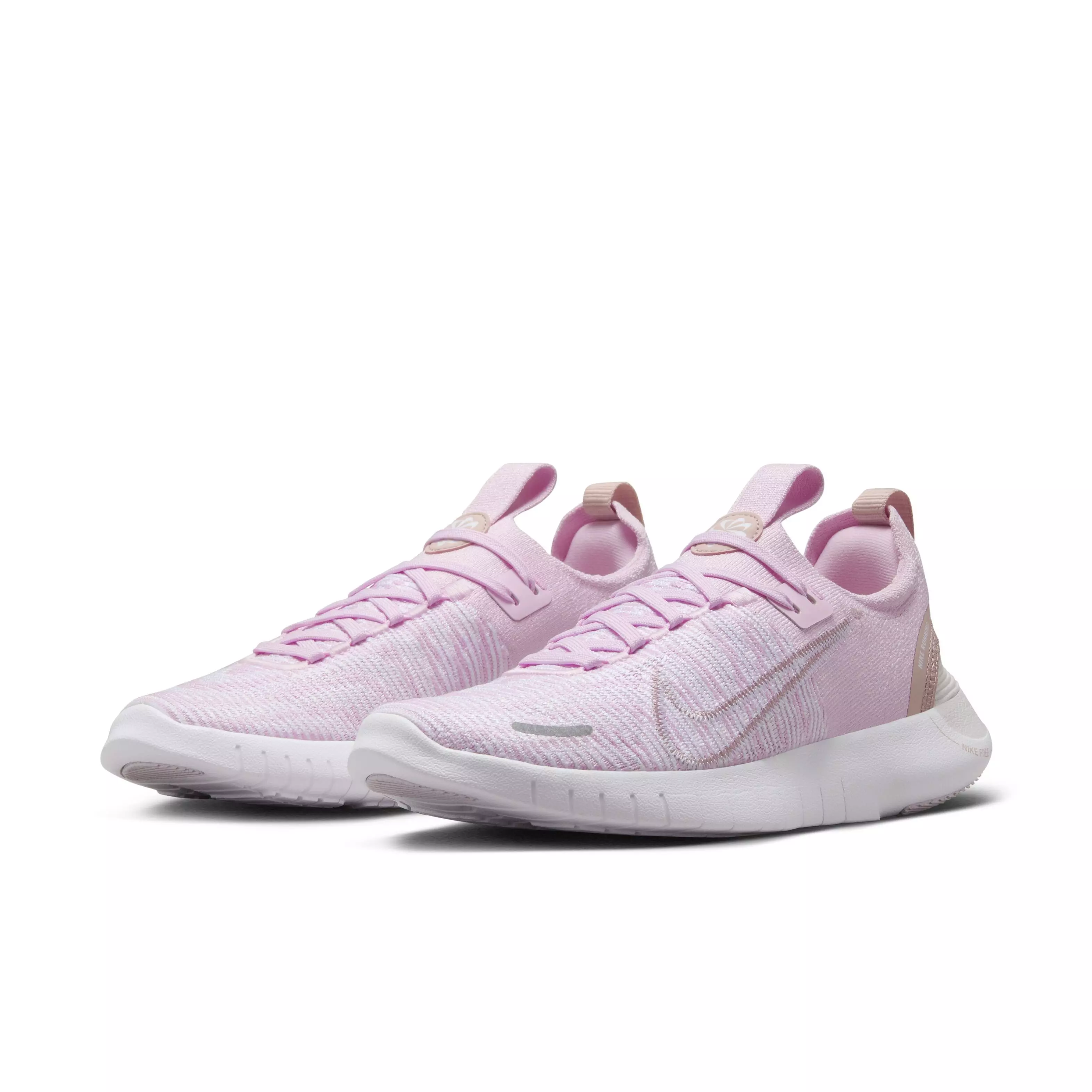 Nike Free RN NN "Pink Foam/White/Pink Oxford" Women's Running Shoe - PINK/WHITE/PINK