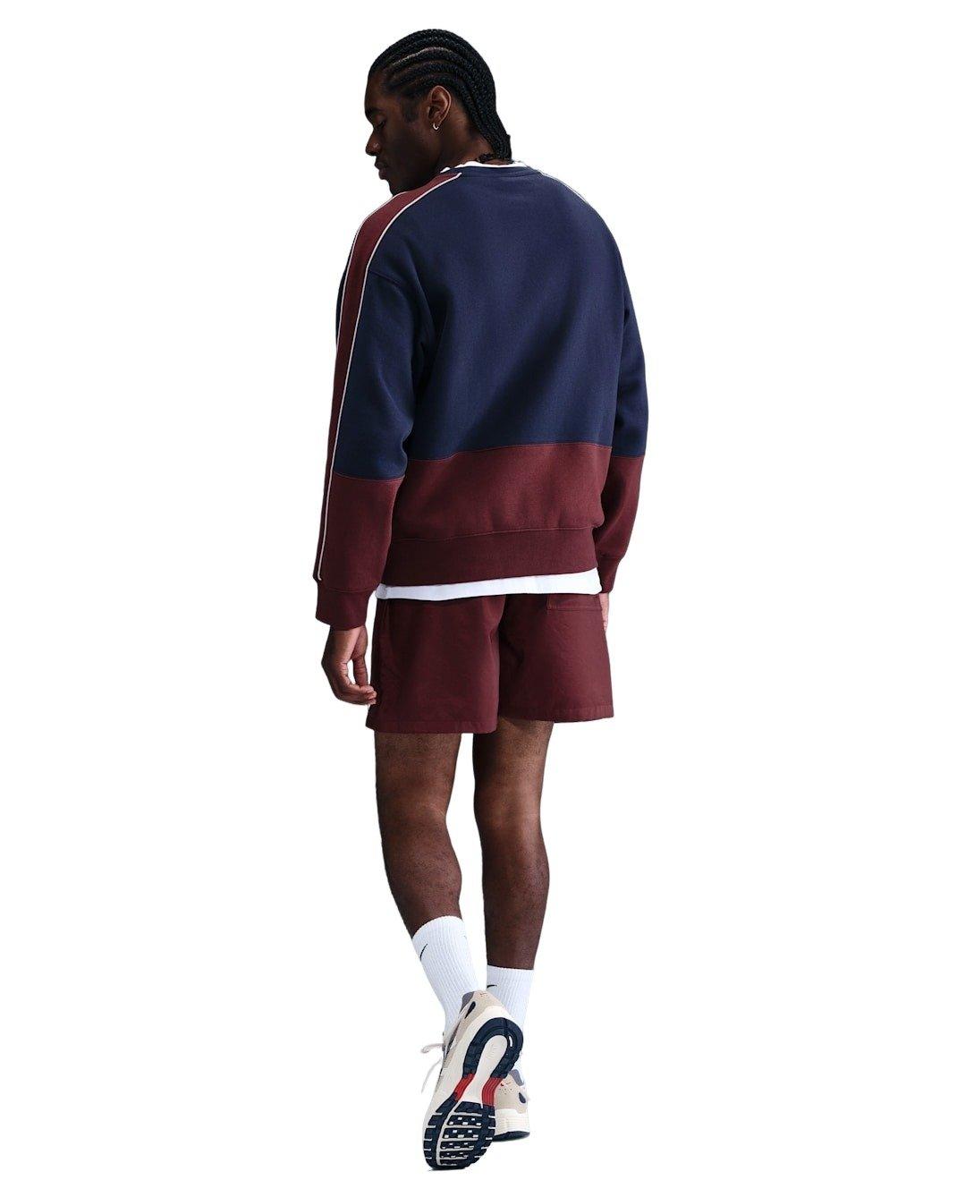 Nike Men's Club Woven Flow Shorts - DK RED Thumbnail View 5