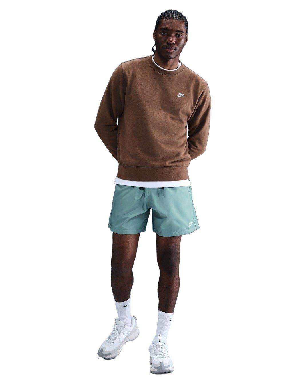 Nike Men's Club Woven Flow Shorts - GREEN Thumbnail View 4