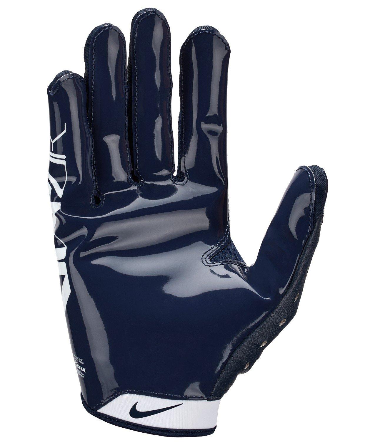 Nike Men's Vapor Jet 9.0 Football Gloves - Navy/White - NAVY/WHITE