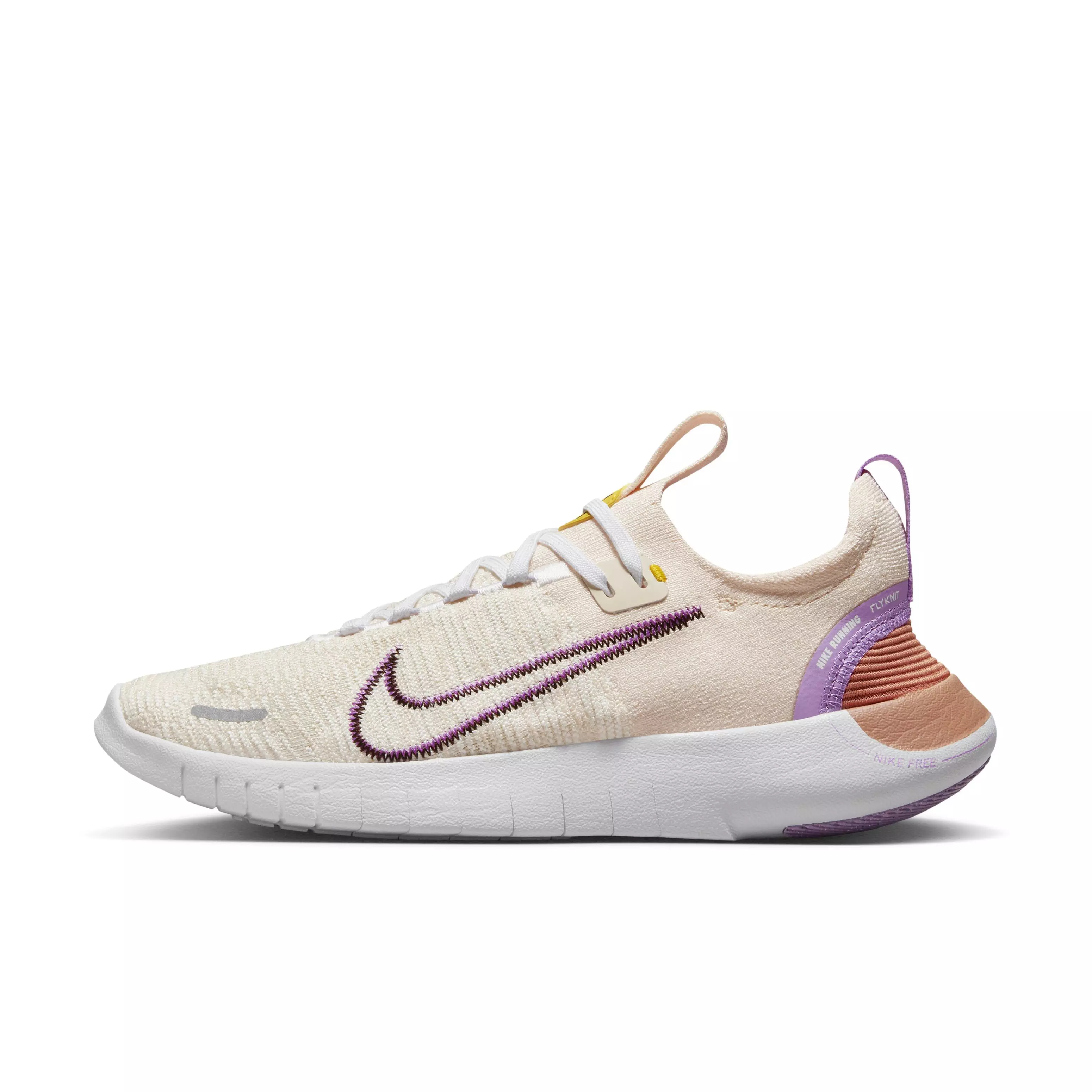 Nike Free RN NN "Guava Ice/Earth/Vivid Sulfur/White" Women's Running Shoe - GUAVA/EARTH/SULFUR/WHITE