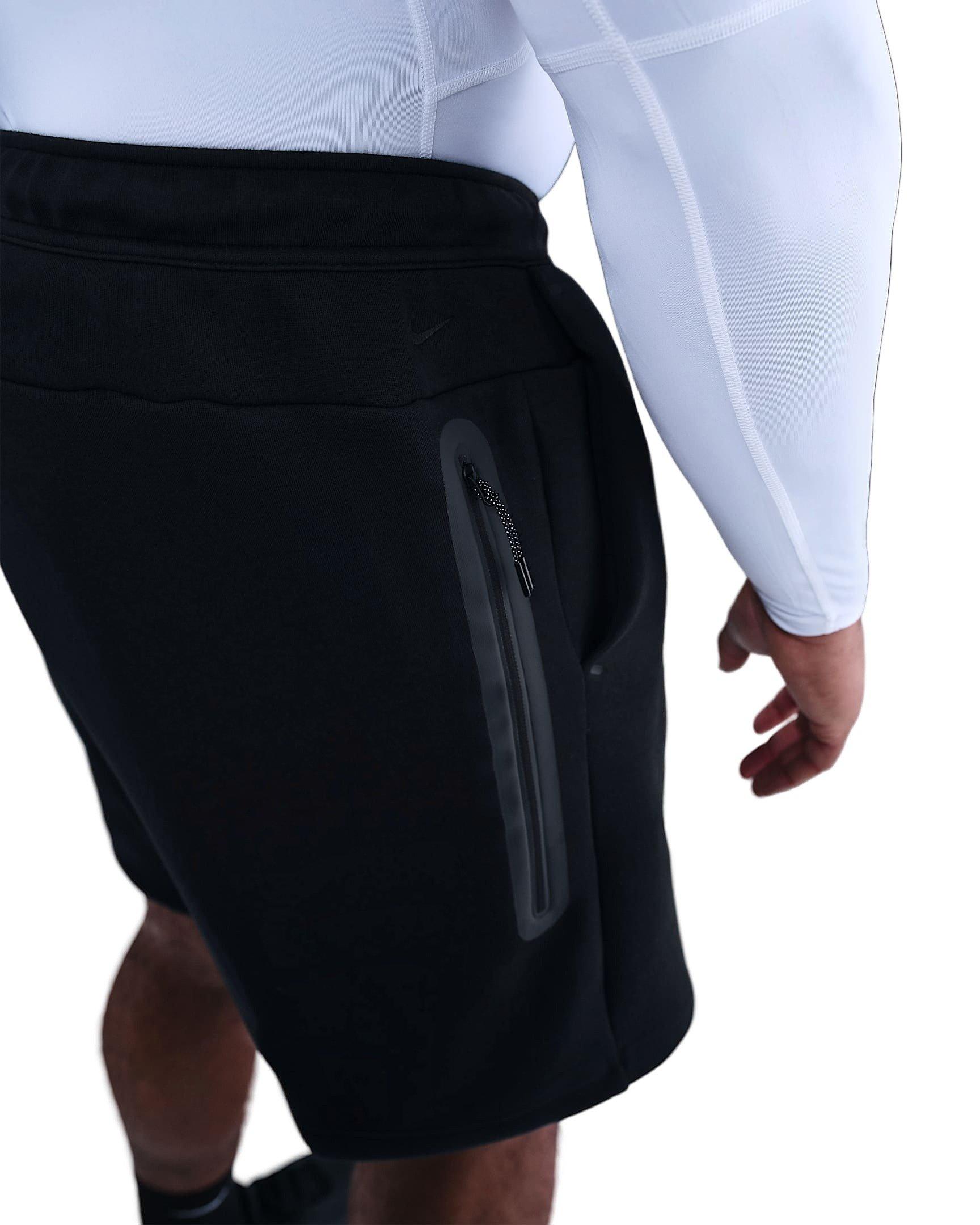 Nike Men's Tech Fleece Shorts - BLACK Thumbnail View 4