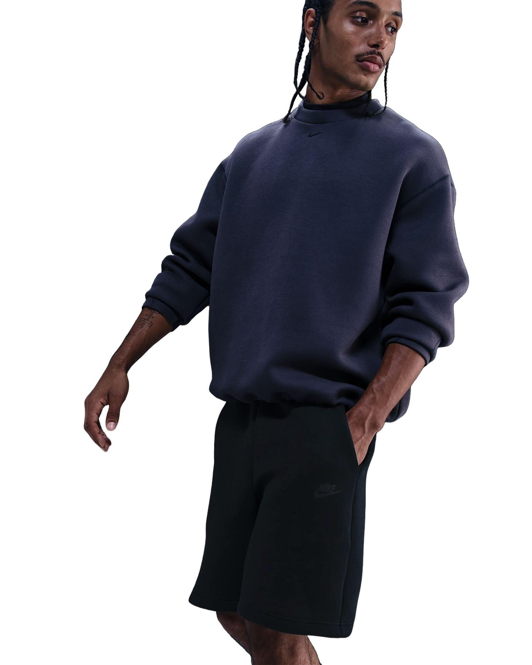 Nike Men's Tech Fleece Shorts - BLACK Thumbnail View 5