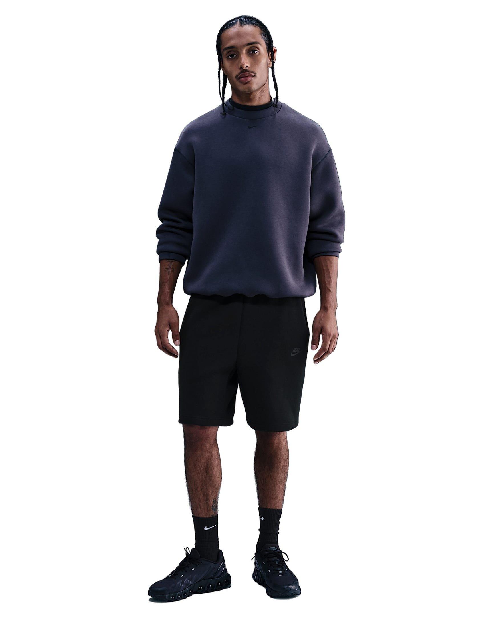 Nike Men's Tech Fleece Shorts - BLACK Thumbnail View 6