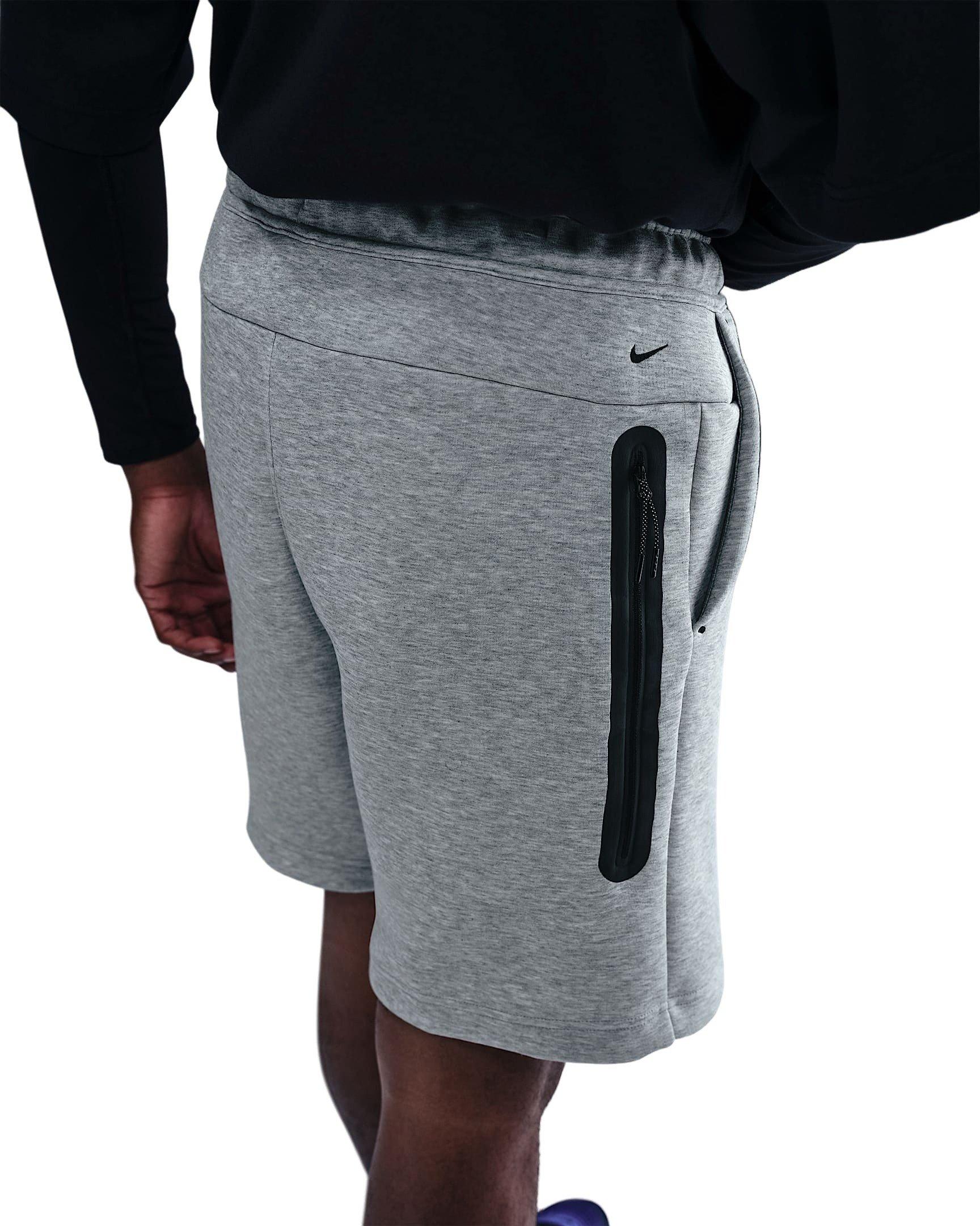 Nike Men's Tech Fleece Shorts - GREY Thumbnail View 2