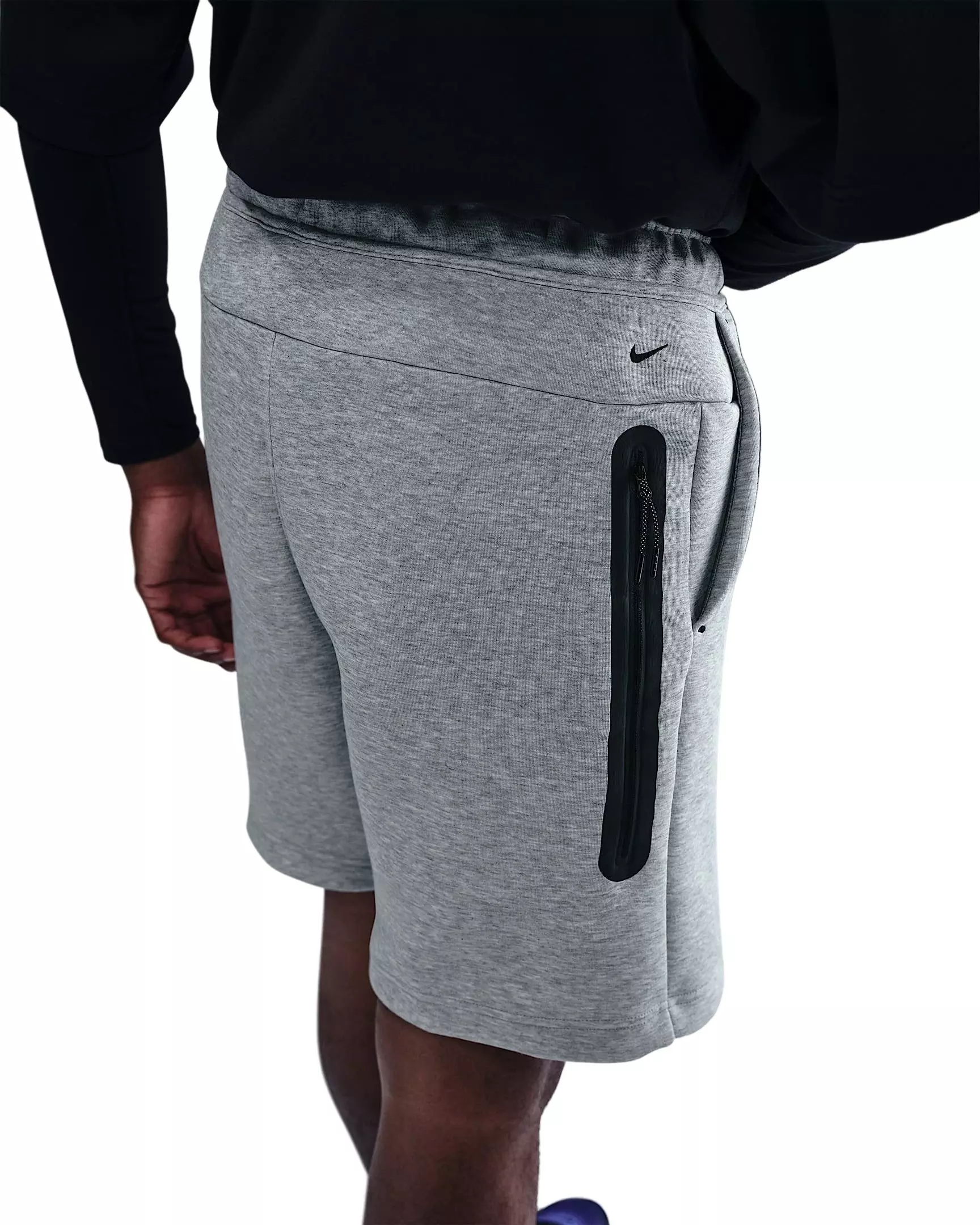 Nike Men's Tech Fleece Shorts - GREY