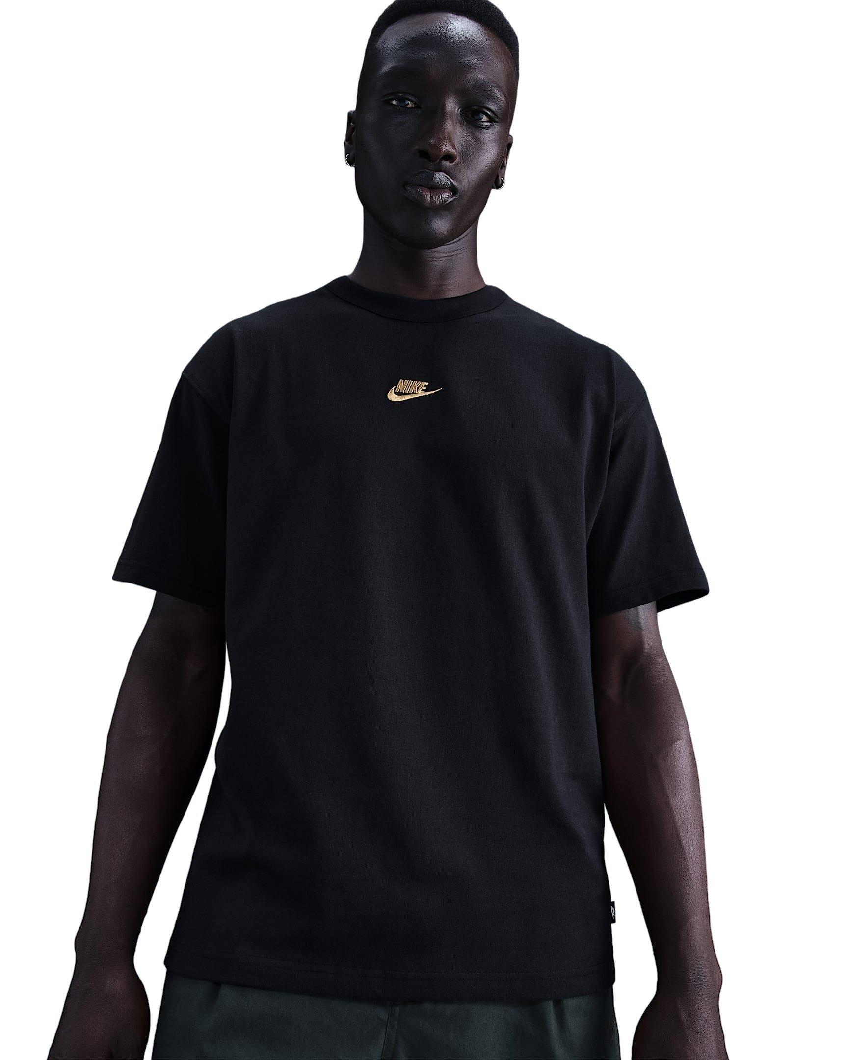 Nike Men's Sportswear Premium Essentials Short-Sleeve T-Shirt - BLACK Thumbnail View 1