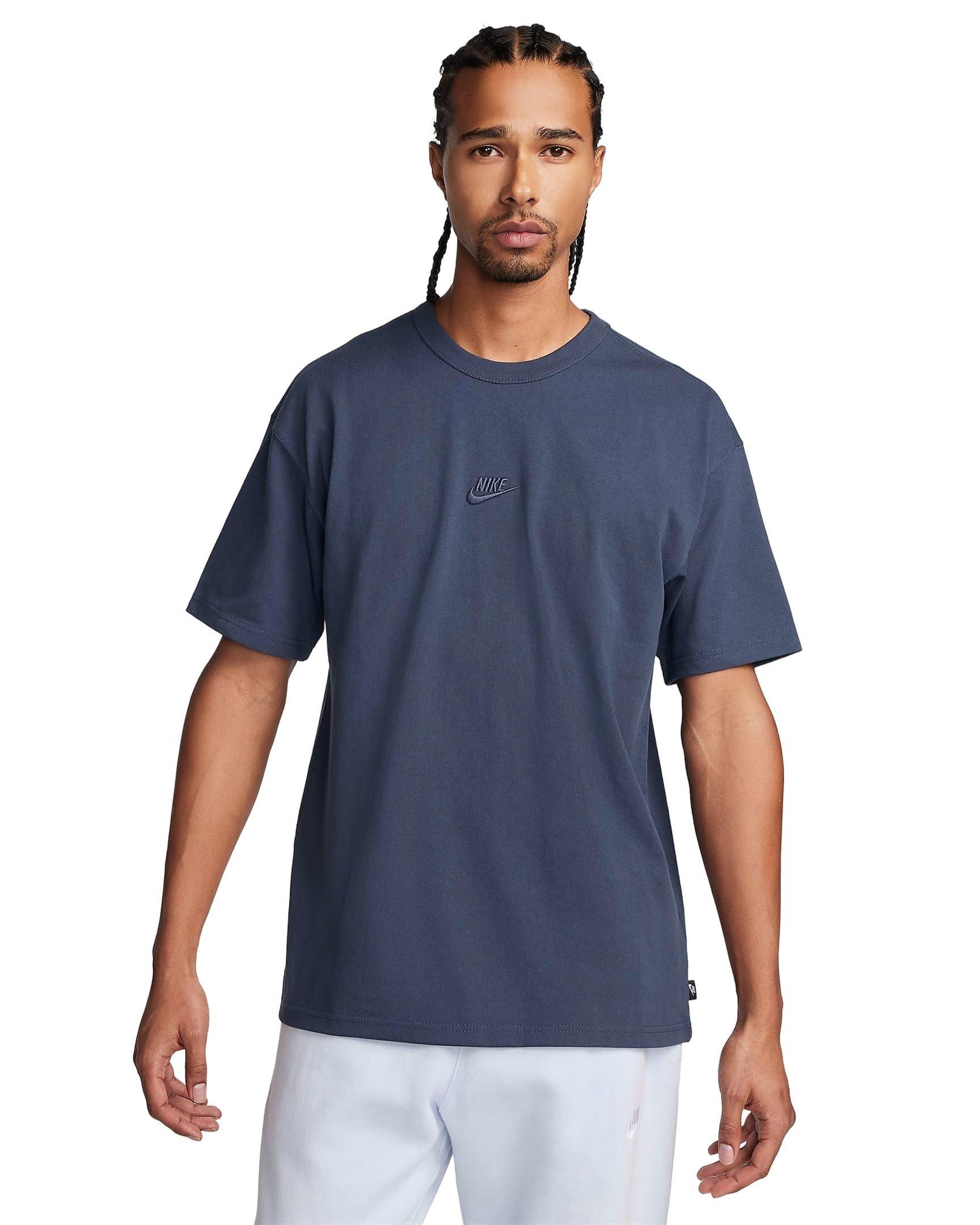 Nike Men's Sportswear Premium Essentials Short-Sleeve T-Shirt - BLUE Thumbnail View 1