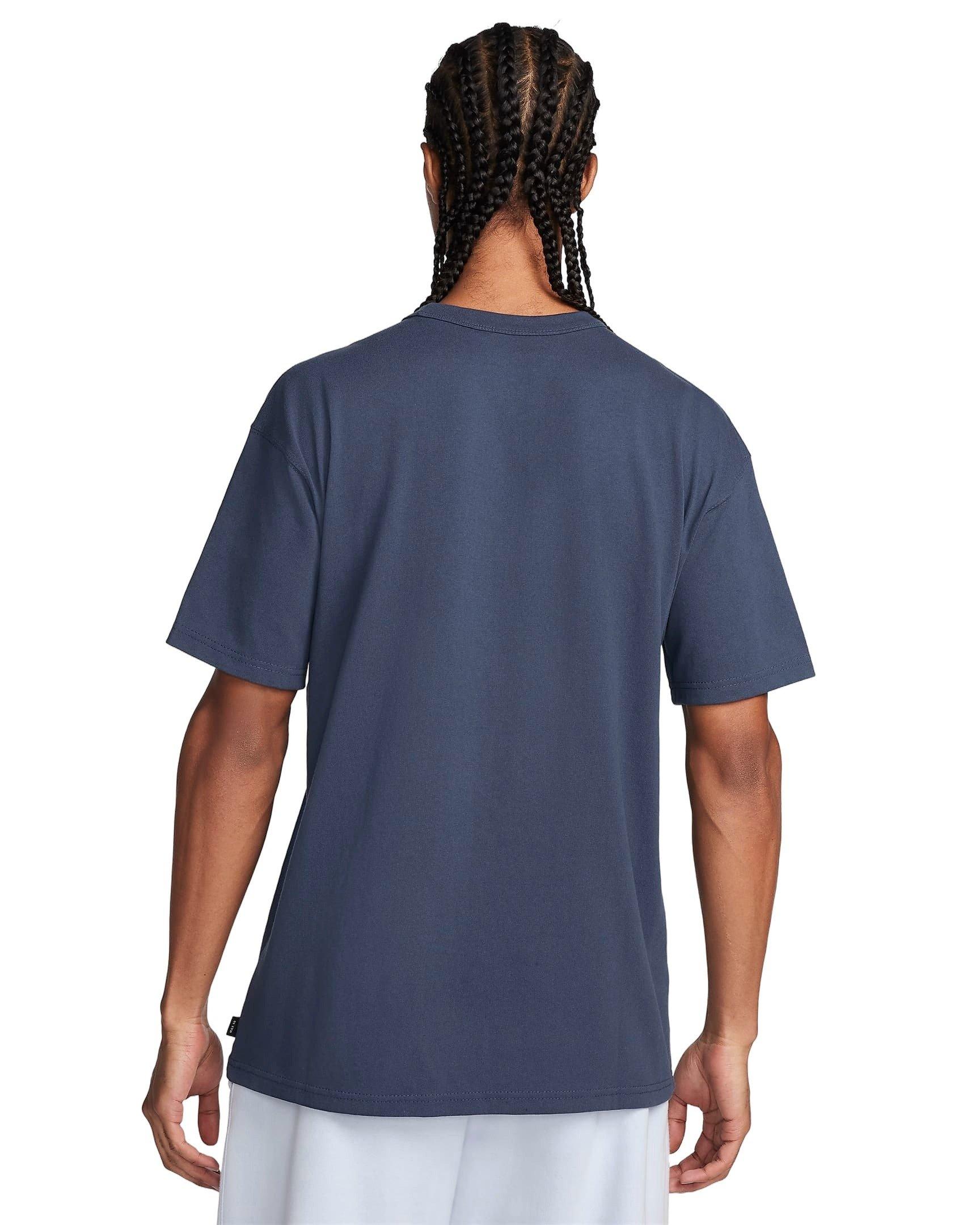 Nike Men's Sportswear Premium Essentials Short-Sleeve T-Shirt - BLUE Thumbnail View 2
