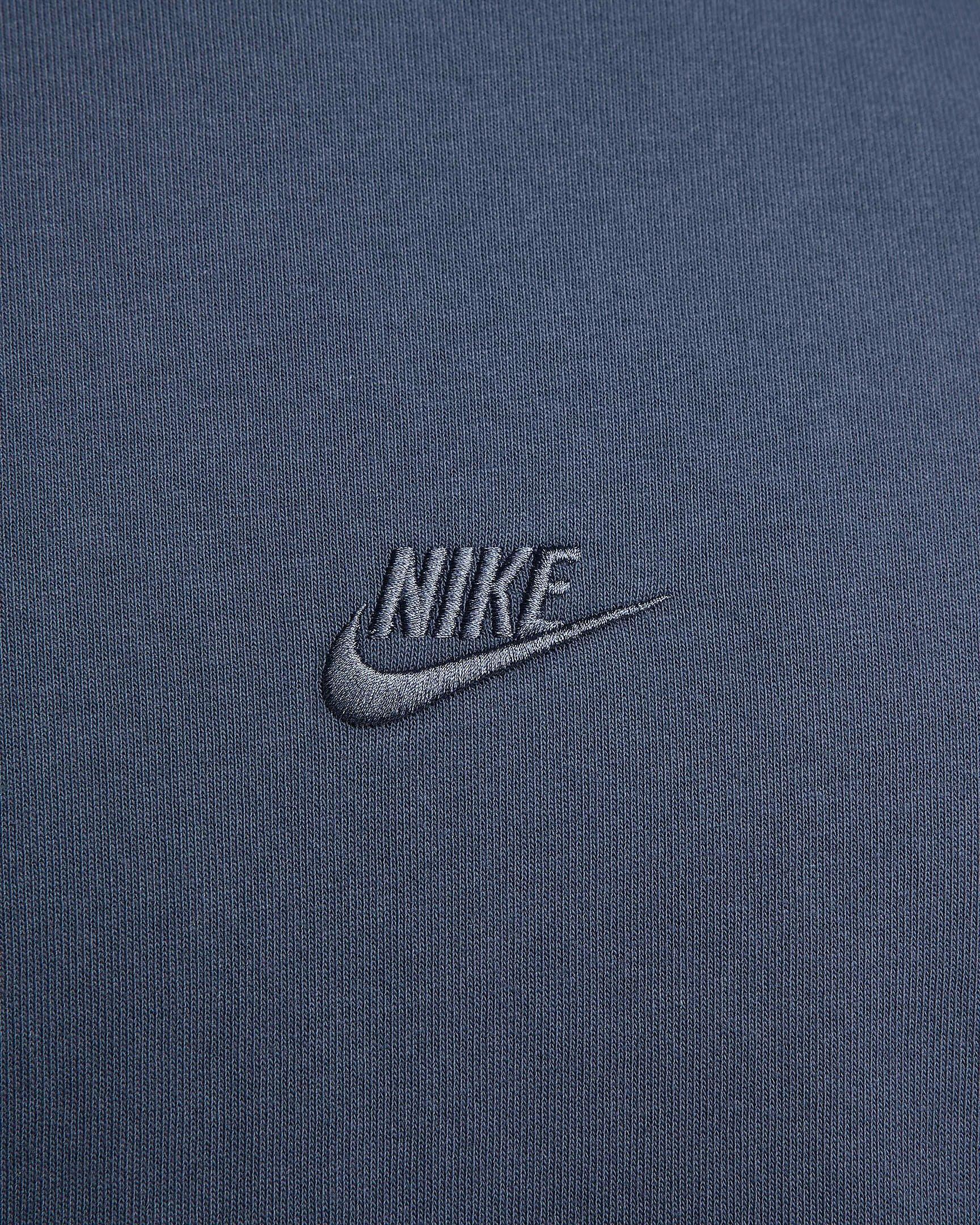 Nike Men's Sportswear Premium Essentials Short-Sleeve T-Shirt - BLUE Thumbnail View 4