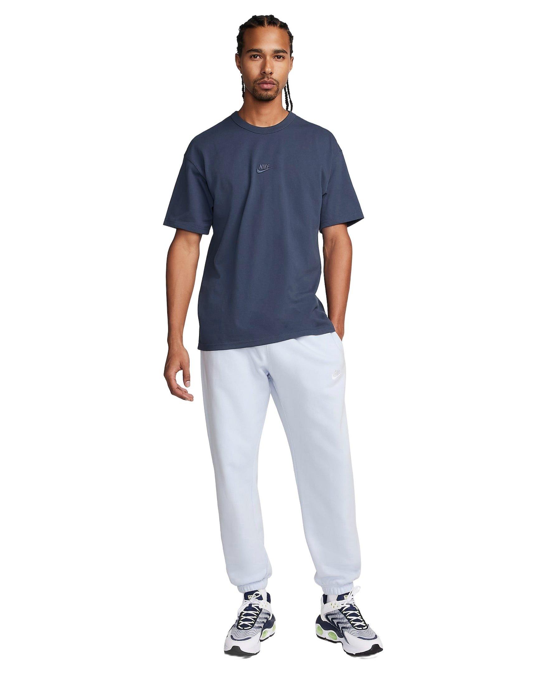 Nike Men's Sportswear Premium Essentials Short-Sleeve T-Shirt - BLUE Thumbnail View 6