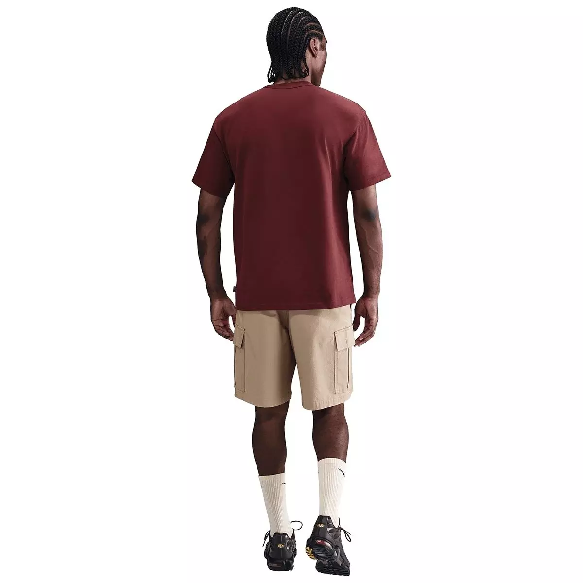 Nike Men's Sportswear Premium Essentials Short-Sleeve T-Shirt - RED