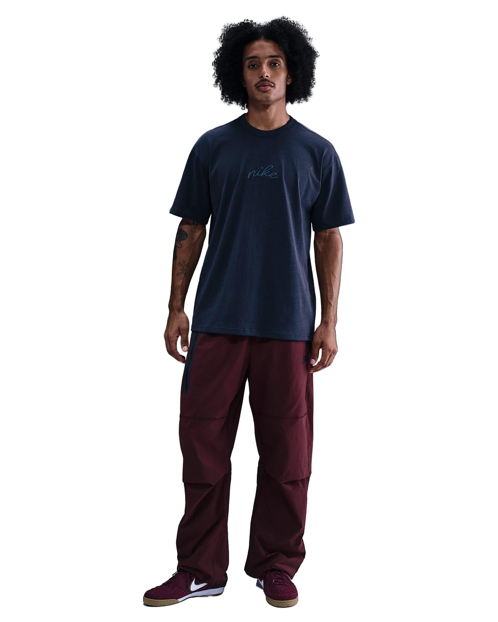 Nike Men's Sportswear Premium FH25 Essentials T-Shirt - BLUE Thumbnail View 4