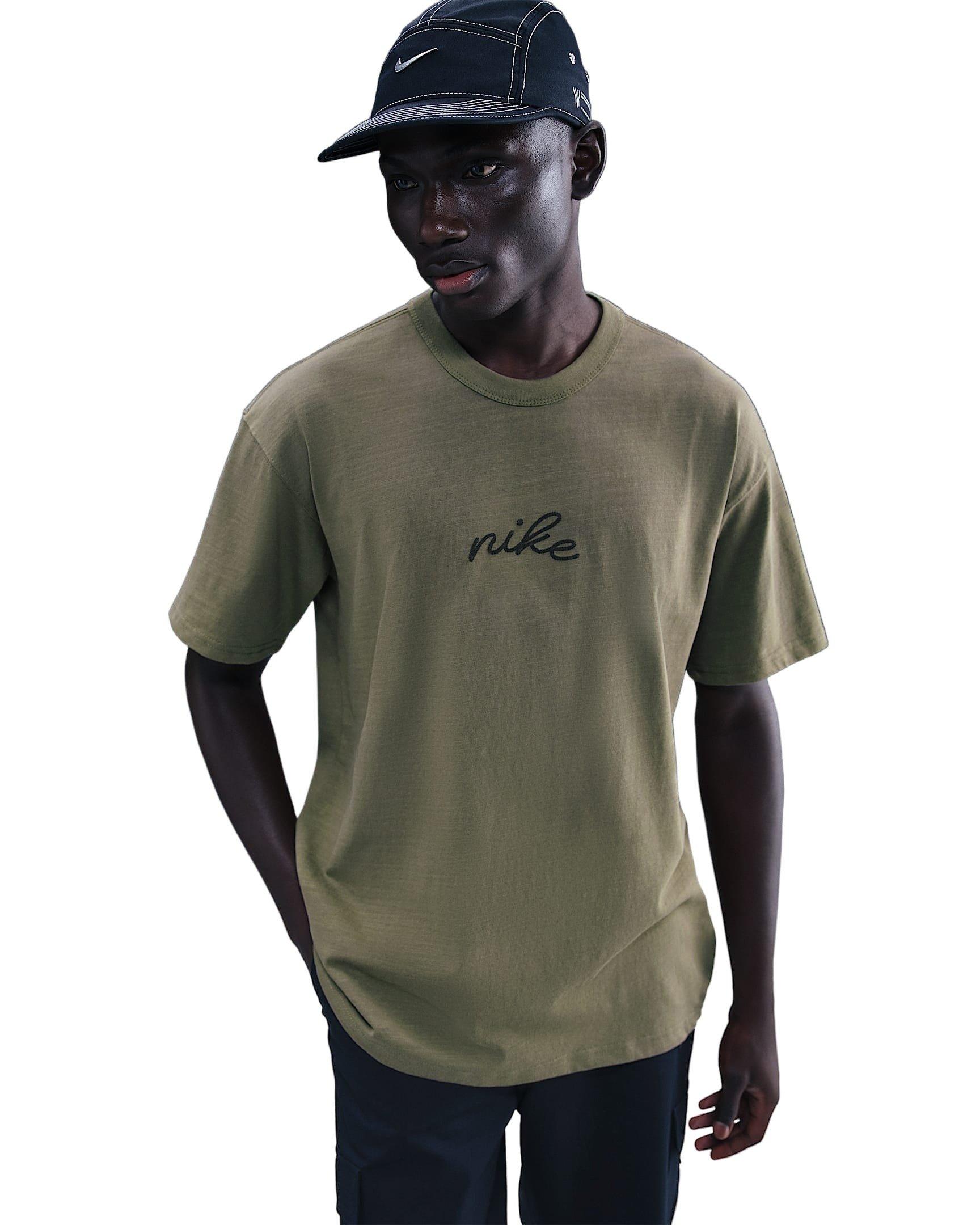Nike Men's Sportswear Premium FH25 Essentials T-Shirt - OLIVE GREEN Thumbnail View 1