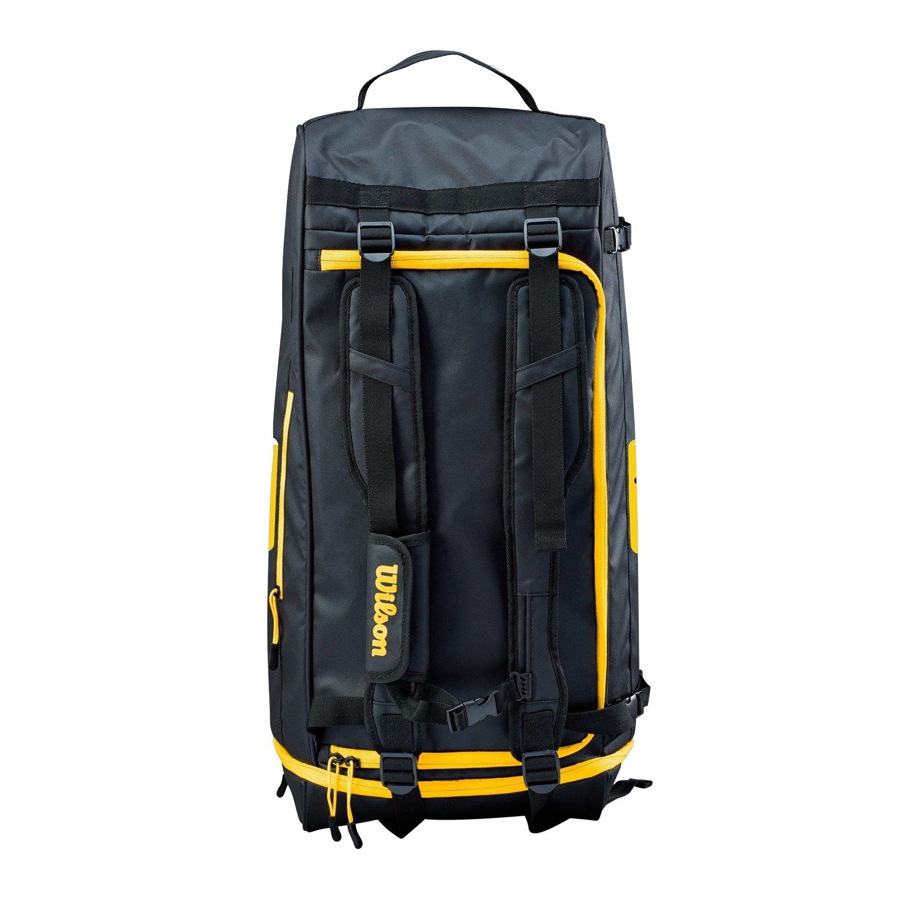 Wilson AVP Volleyball Duffle Bag-Black/Yellow