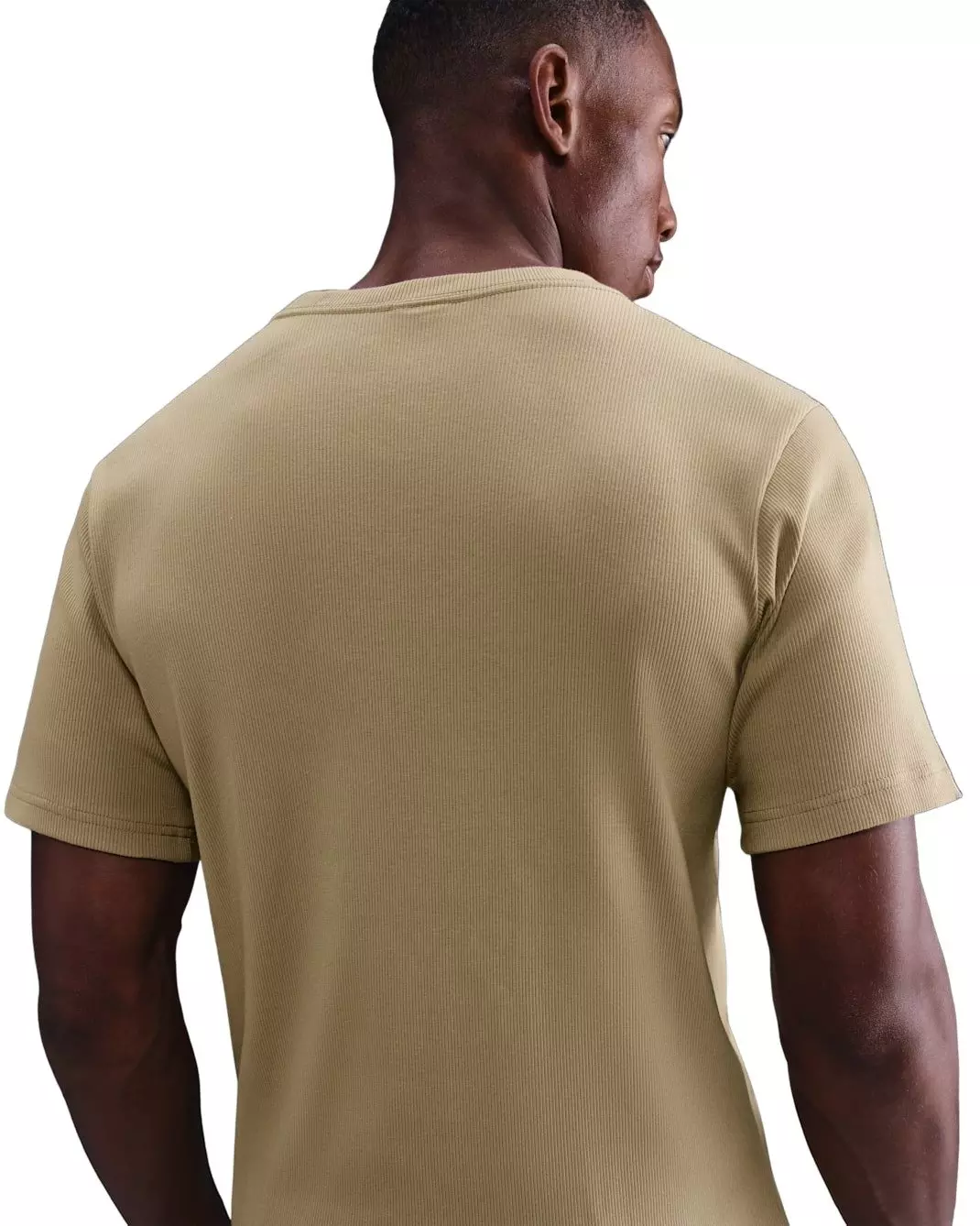 Nike Men's Sportswear OC Rib Short-Sleeve T-Shirt - BEIGE