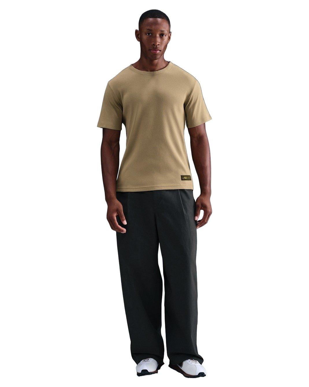 Nike Men's Sportswear OC Rib Short-Sleeve T-Shirt - BEIGE Thumbnail View 4