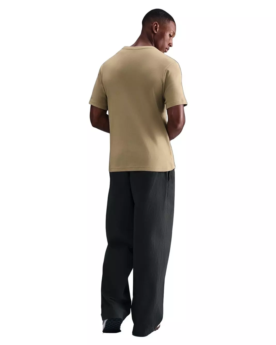 Nike Men's Sportswear OC Rib Short-Sleeve T-Shirt - BEIGE