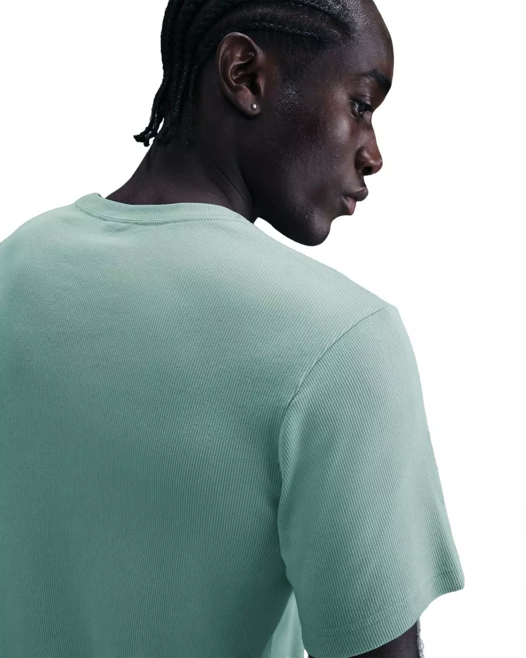 Nike Men's Sportswear OC Rib Short-Sleeve T-Shirt - GREEN