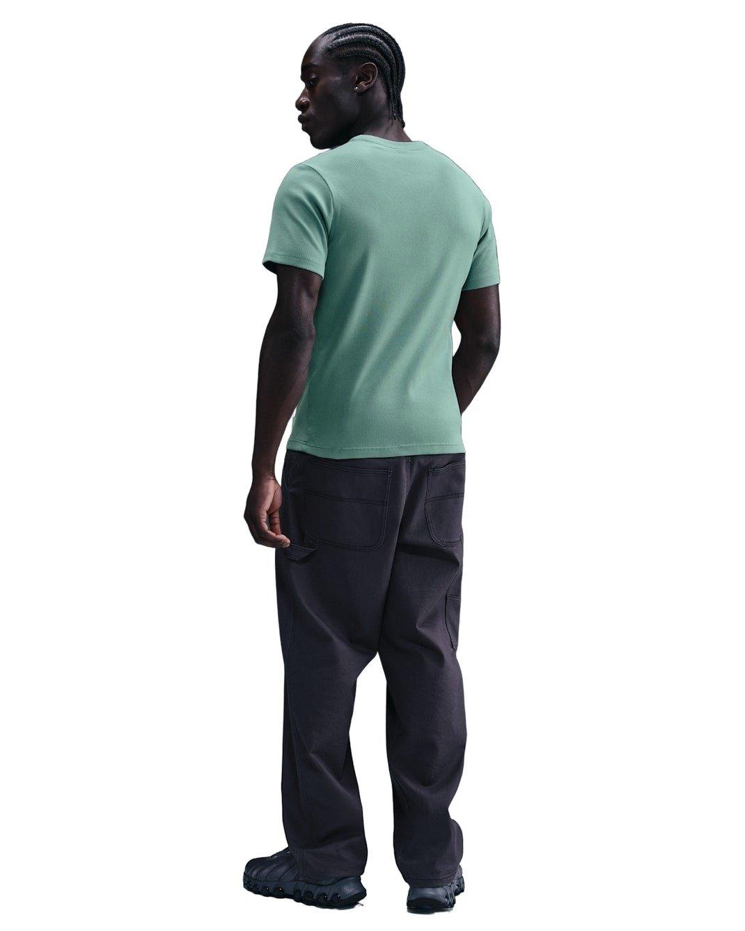 Nike Men's Sportswear OC Rib Short-Sleeve T-Shirt - GREEN Thumbnail View 5