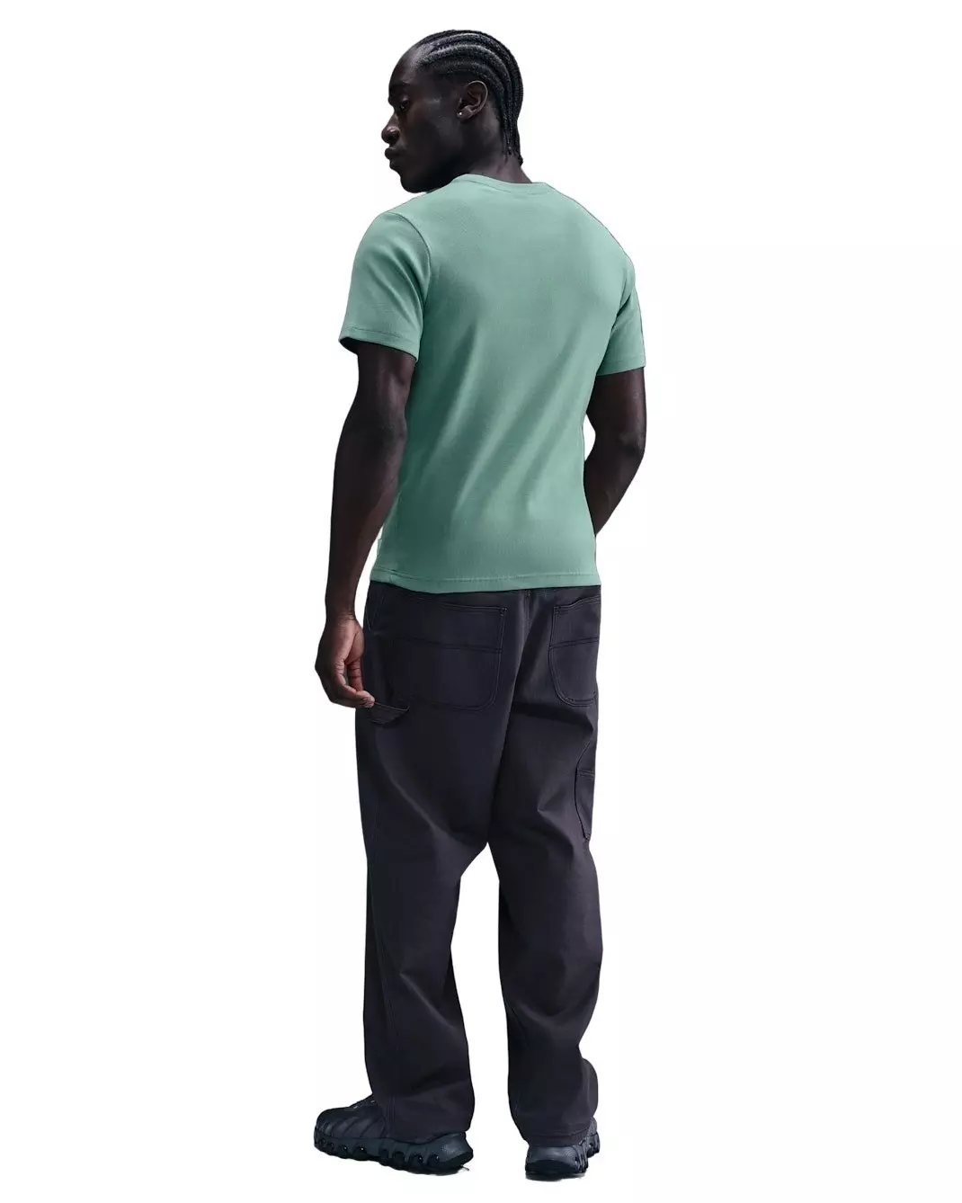 Nike Men's Sportswear OC Rib Short-Sleeve T-Shirt - GREEN