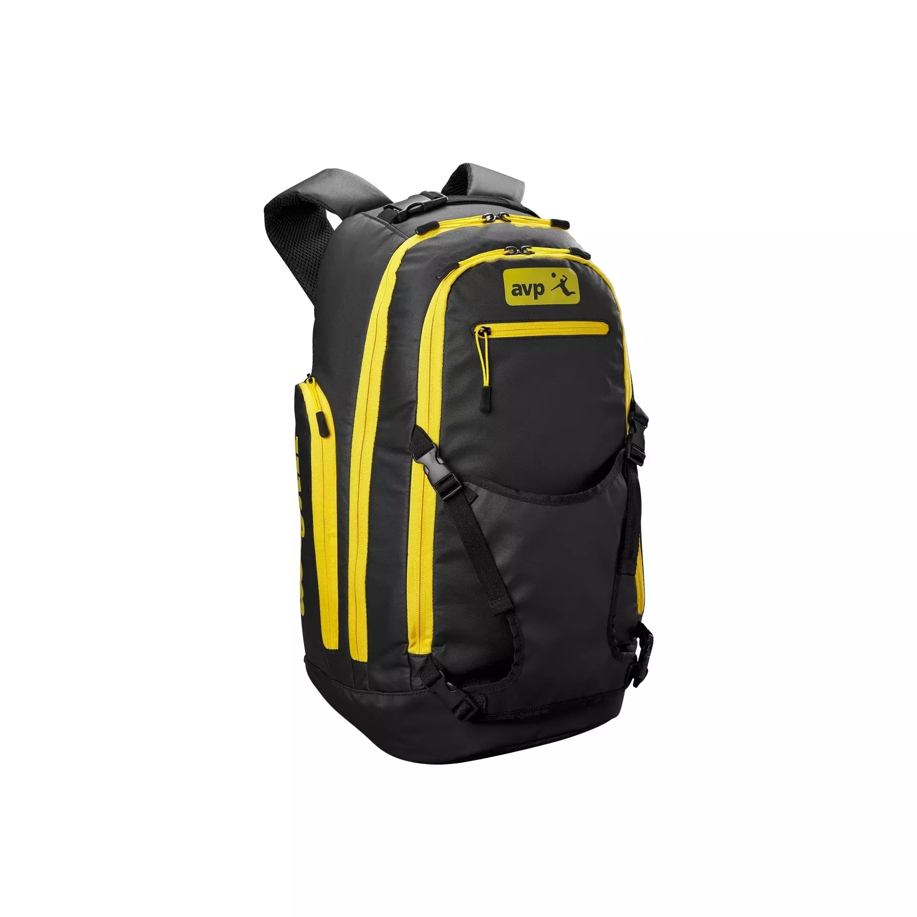Wilson AVP Beach Volleyball Backpack-Black/Yellow - BLACK/YELLOW