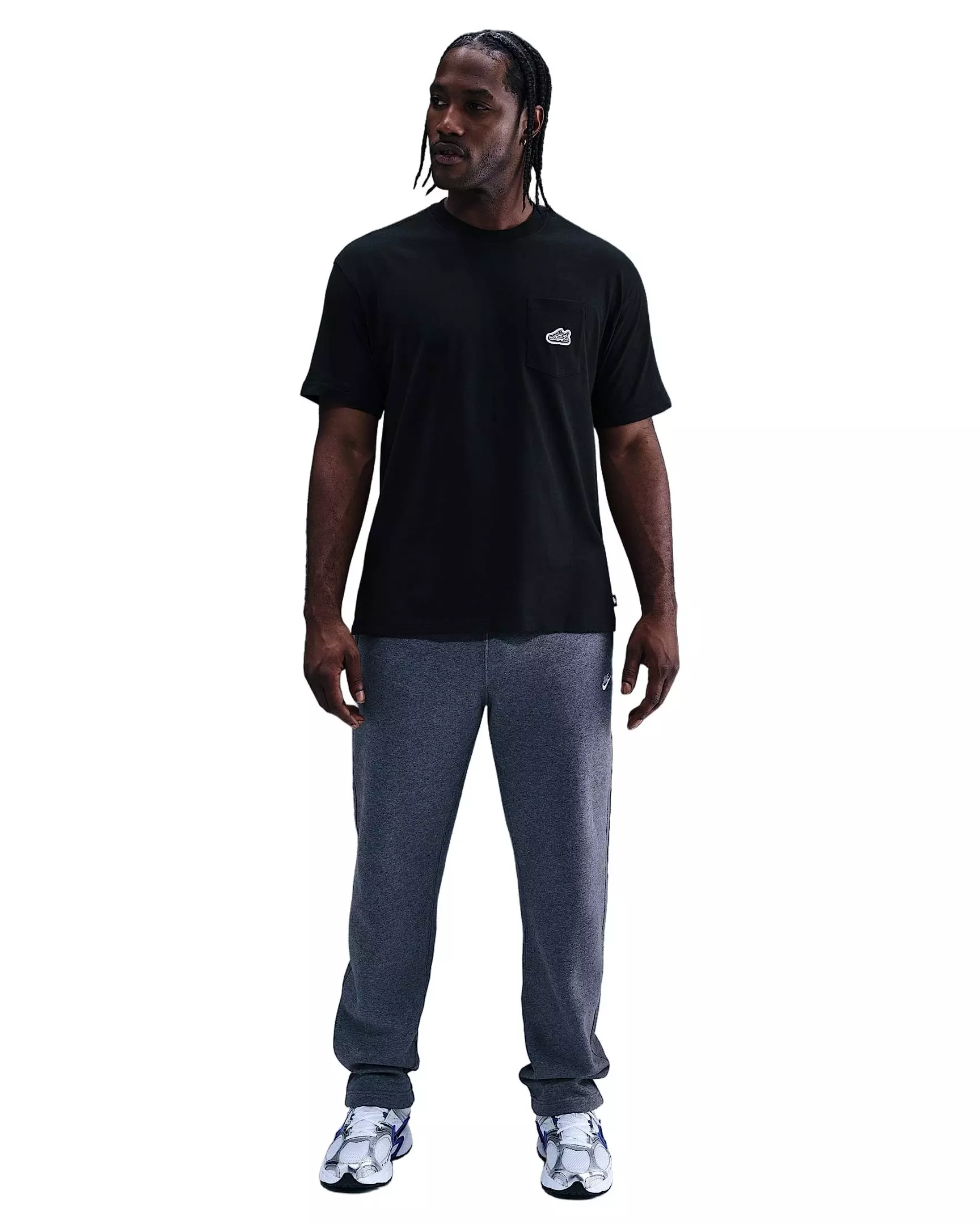 Nike Men's Sportswear Monarch T-Shirt - BLACK