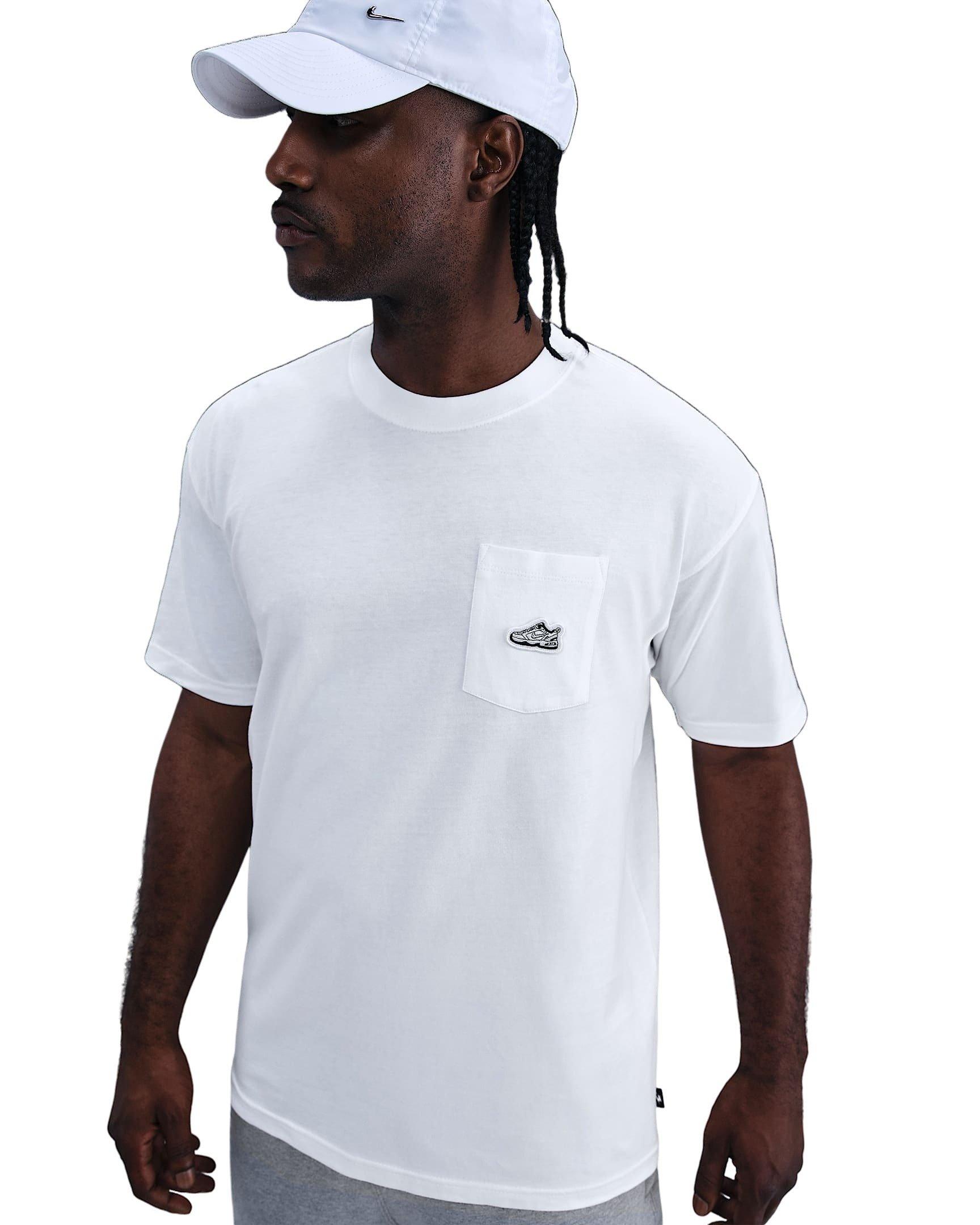 Nike Men's Sportswear Monarch T-Shirt - WHITE Thumbnail View 1