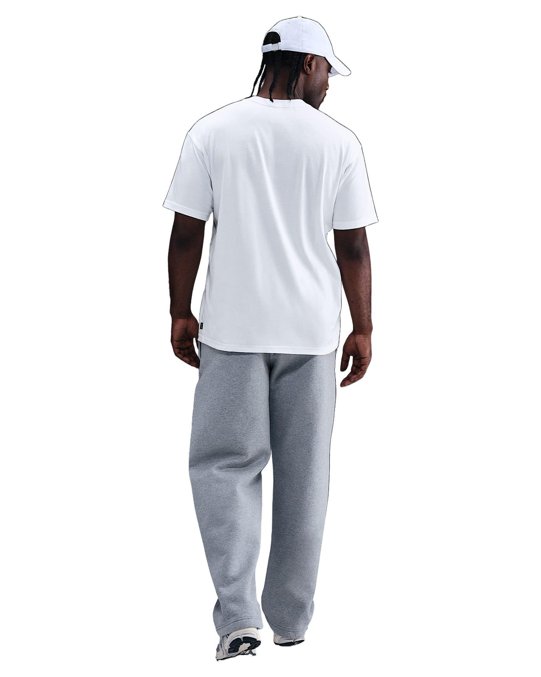 Nike Men's Sportswear Monarch T-Shirt - WHITE Thumbnail View 5