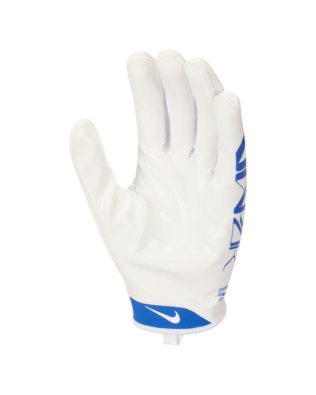 Nike Men's Vapor Jet 9.0 Football Gloves - White/Royal - WHITE/ROYAL