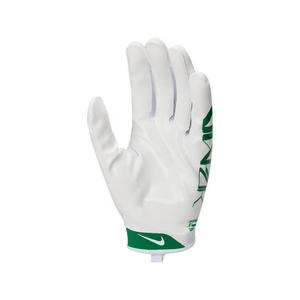 Nike Men's Vapor Jet 9.0 Football Gloves - White/Green - WHITE/GREEN