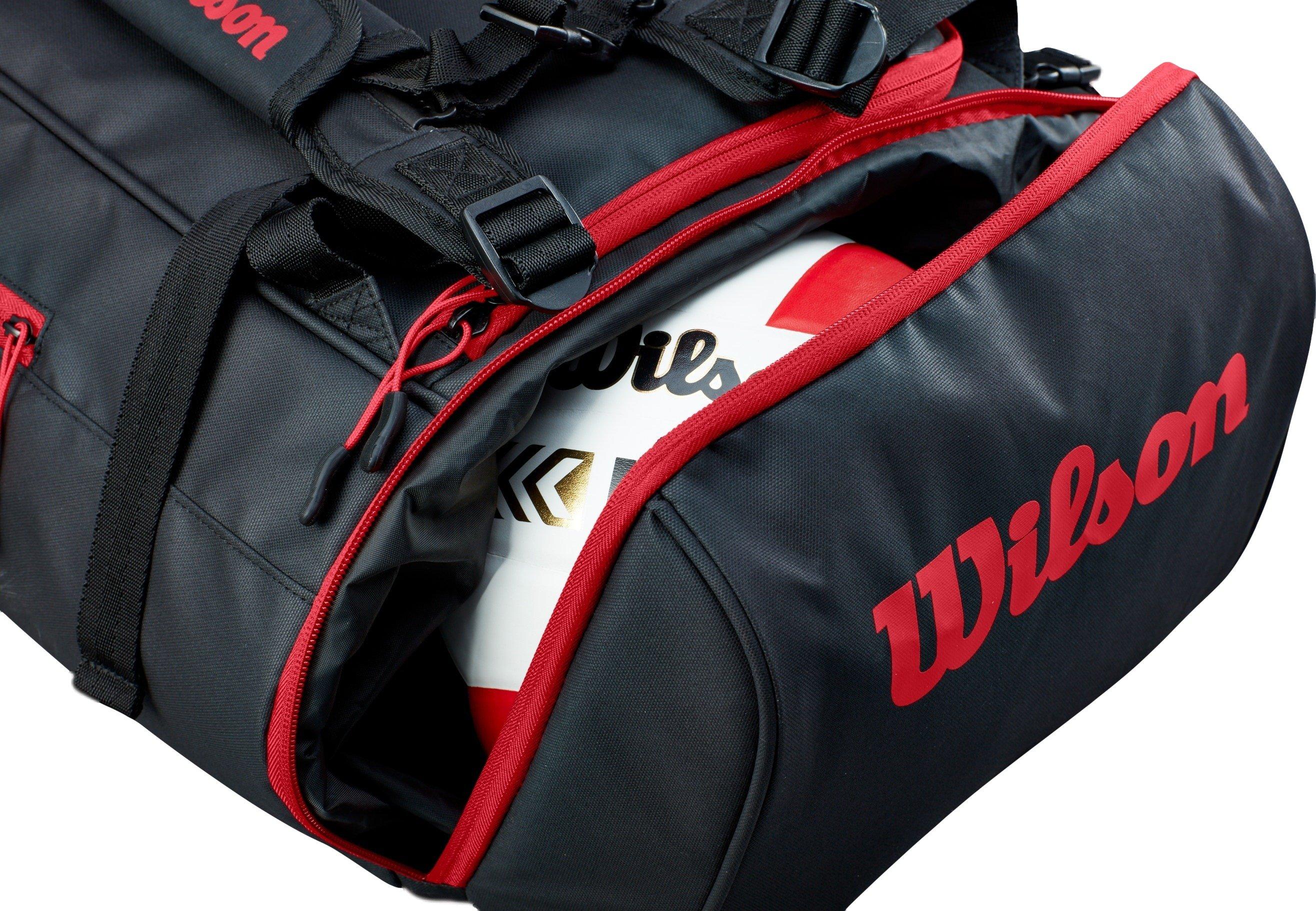 Wilson Volleyball Duffle Bag-Red