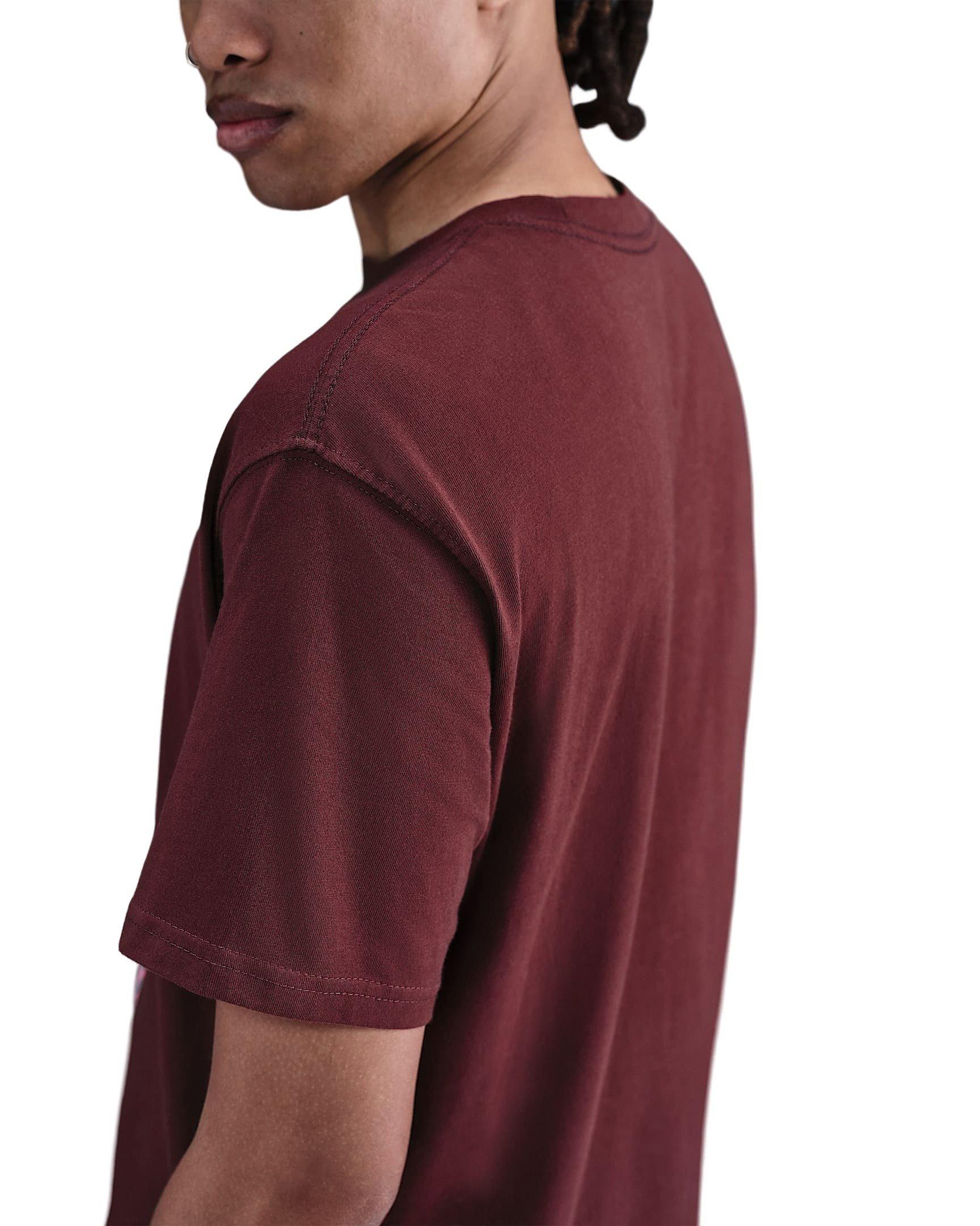 Nike Men's Sportswear Max90 Air HO25 T-Shirt - DK RED Thumbnail View 2