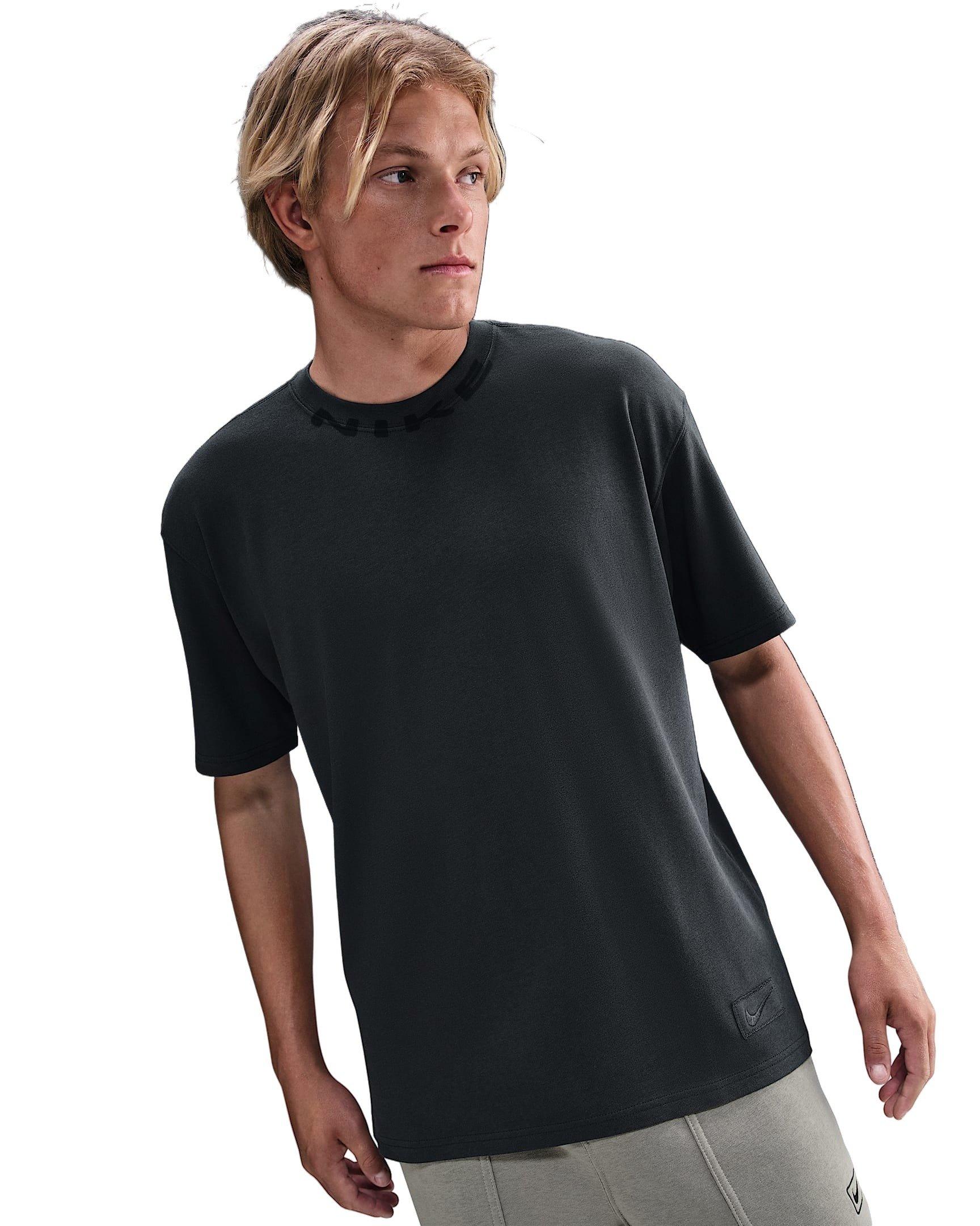 Nike Men's Sportswear OC Collar Print T-Shirt - GREY Thumbnail View 1