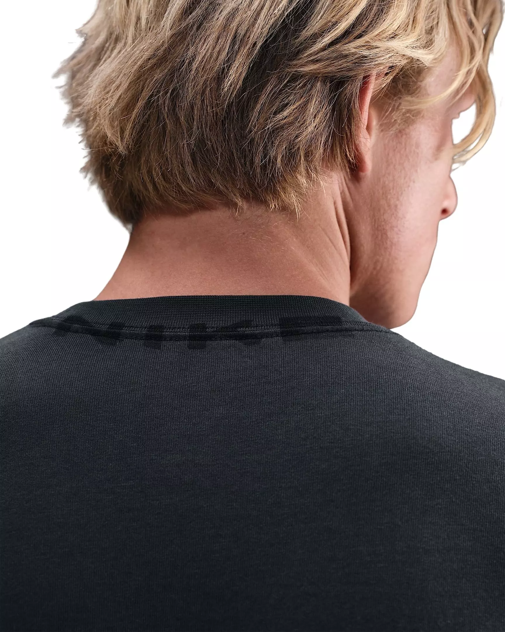 Nike Men's Sportswear OC Collar Print T-Shirt - GREY