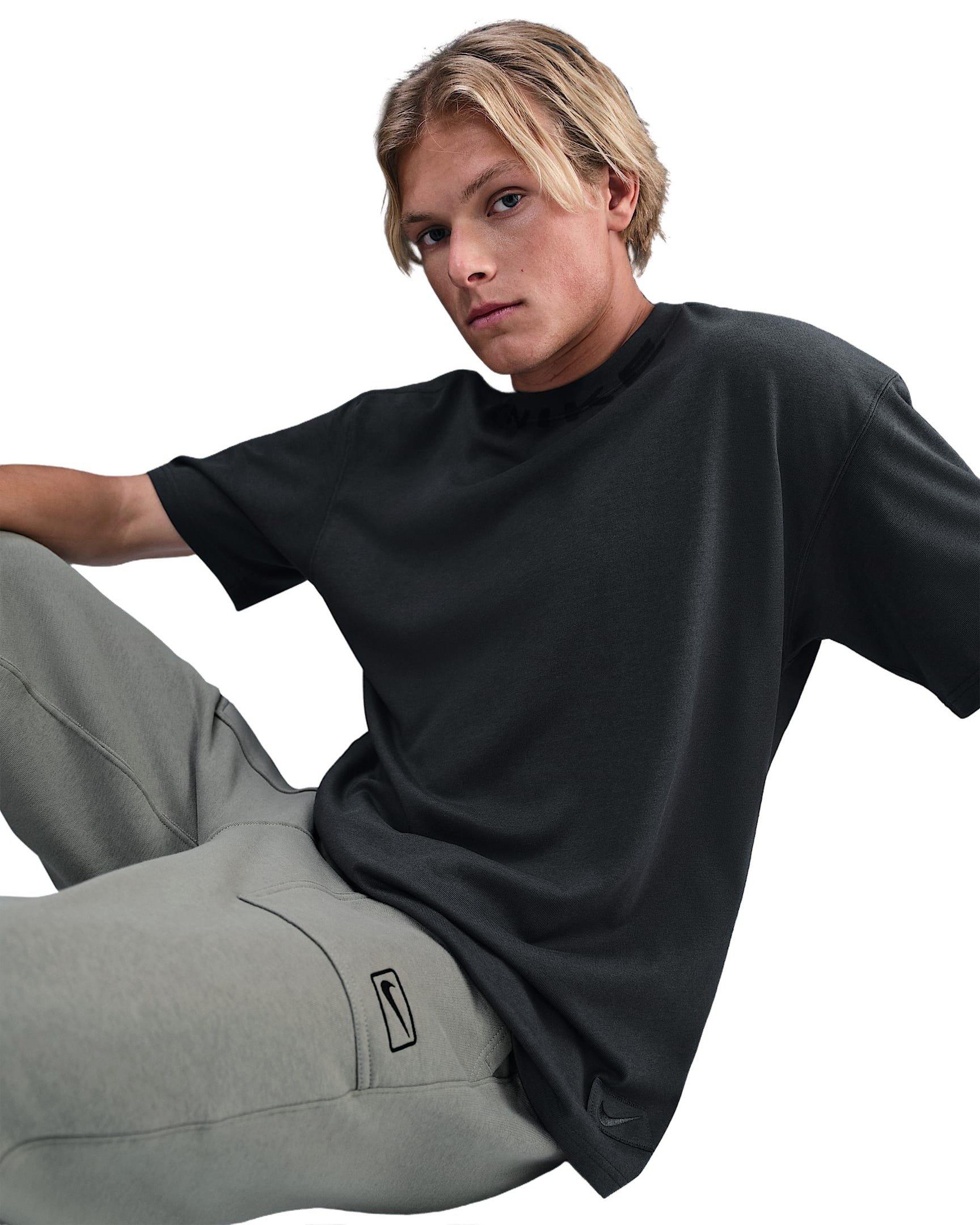 Nike Men's Sportswear OC Collar Print T-Shirt - GREY Thumbnail View 3