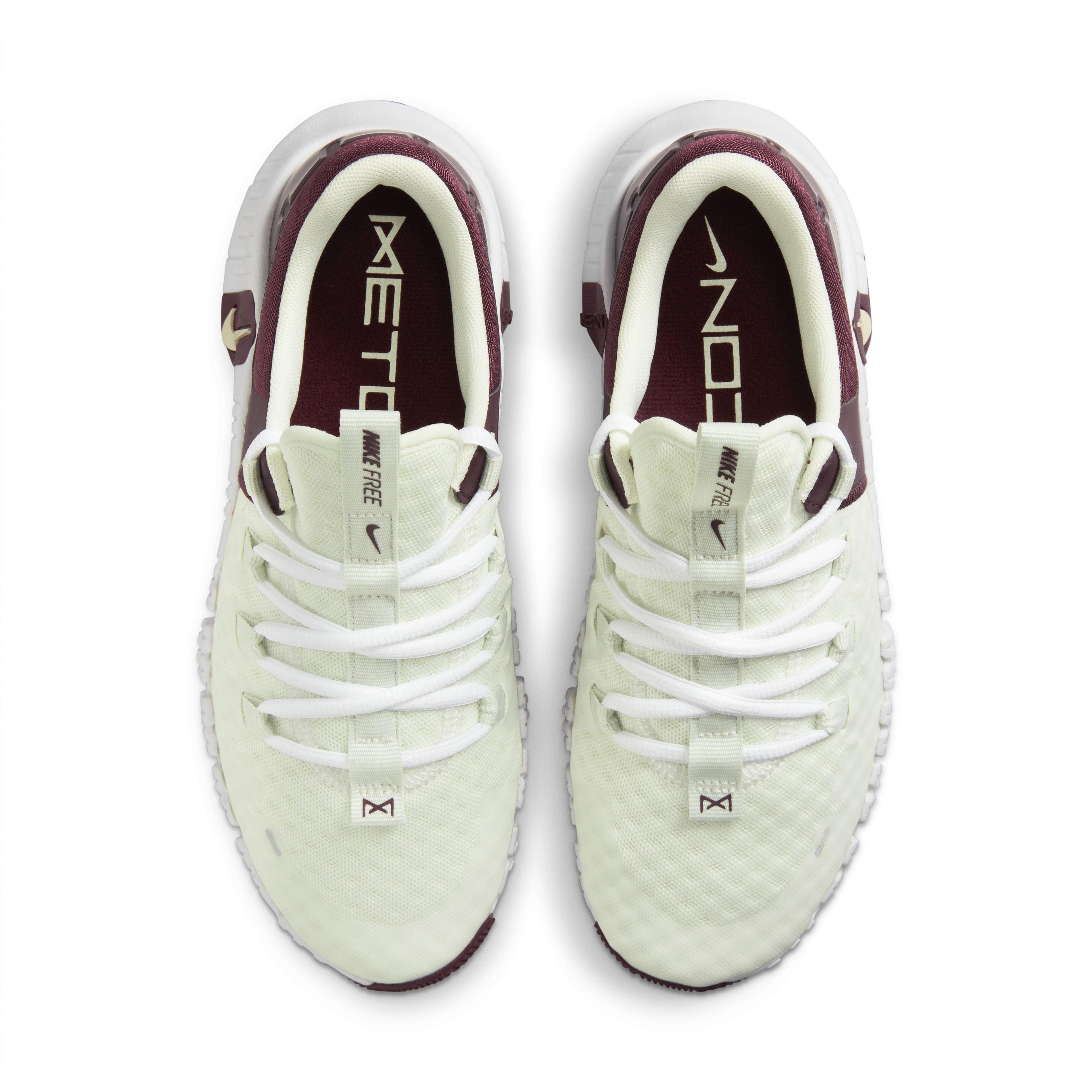 Nike Free Metcon 5 Sea Glass Burgundy Crush White Women s Training Shoe Hibbett