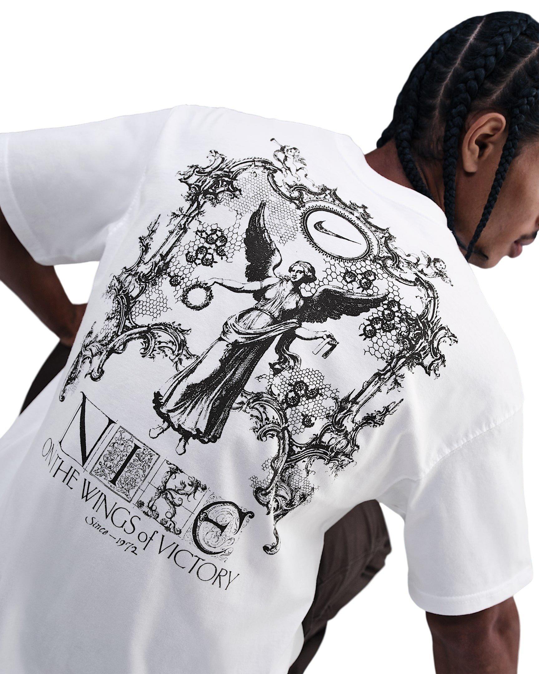 Nike Men's Sportswear Max90 OC Wings Victory T-Shirt - WHITE Thumbnail View 2