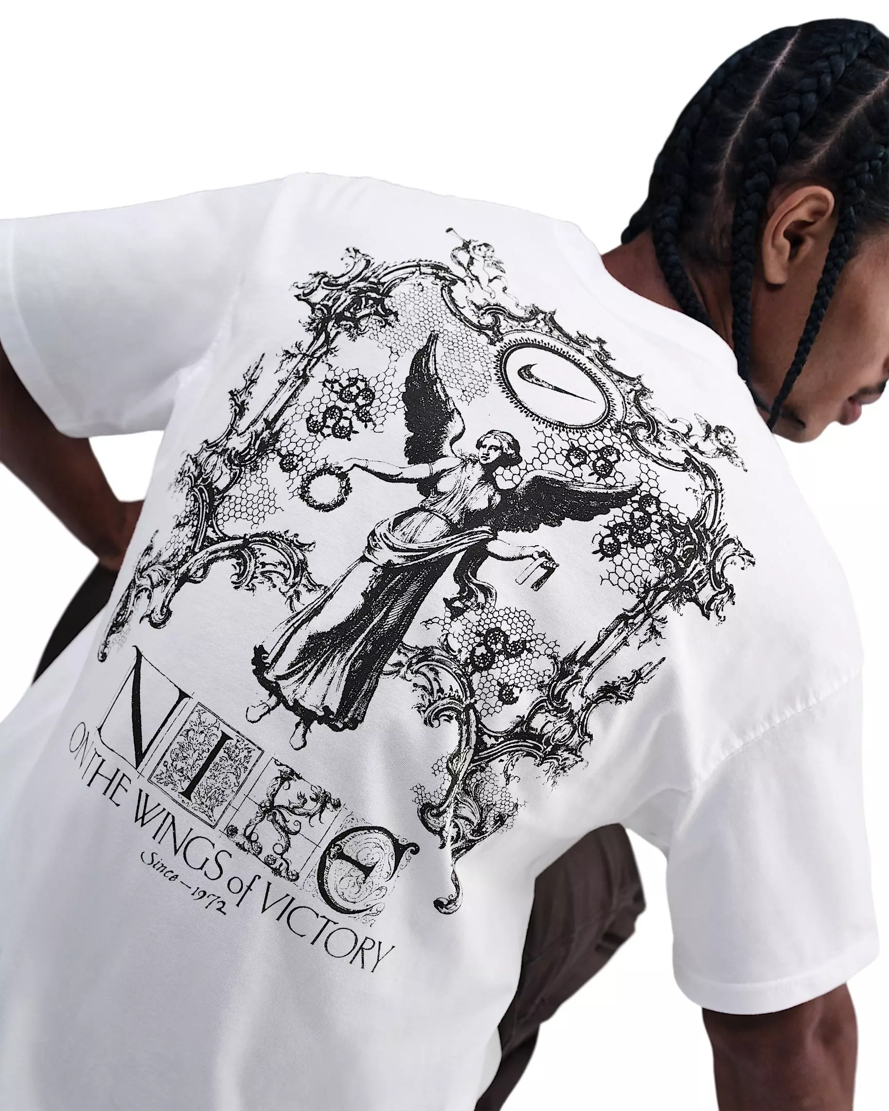 Nike Men's Sportswear Max90 OC Wings Victory T-Shirt - WHITE